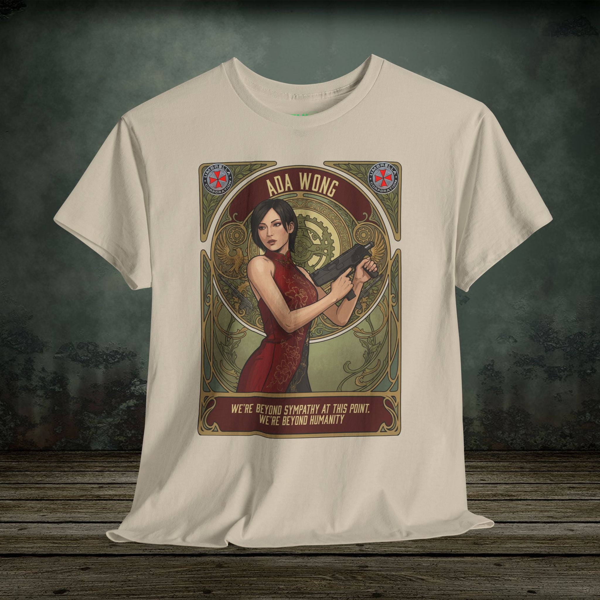 Ada Wong | Resident Evil Tarot Card | Vintage Retro Gaming T-Shirt