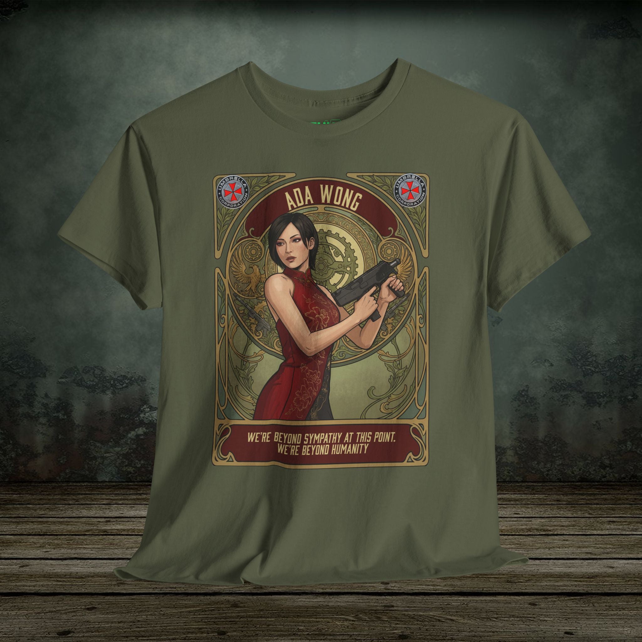 Ada Wong | Resident Evil Tarot Card | Vintage Retro Gaming T-Shirt