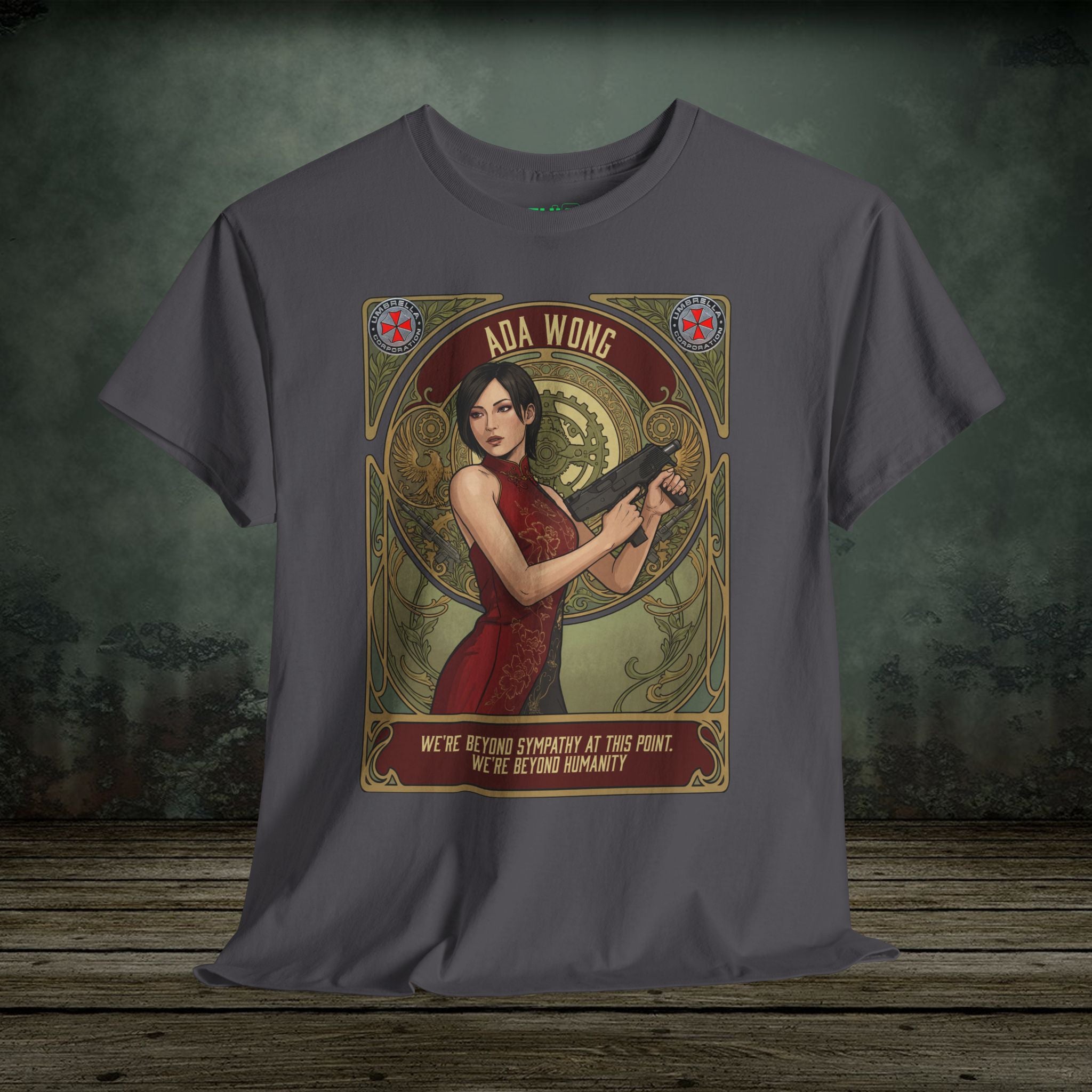 Ada Wong | Resident Evil Tarot Card | Vintage Retro Gaming T-Shirt