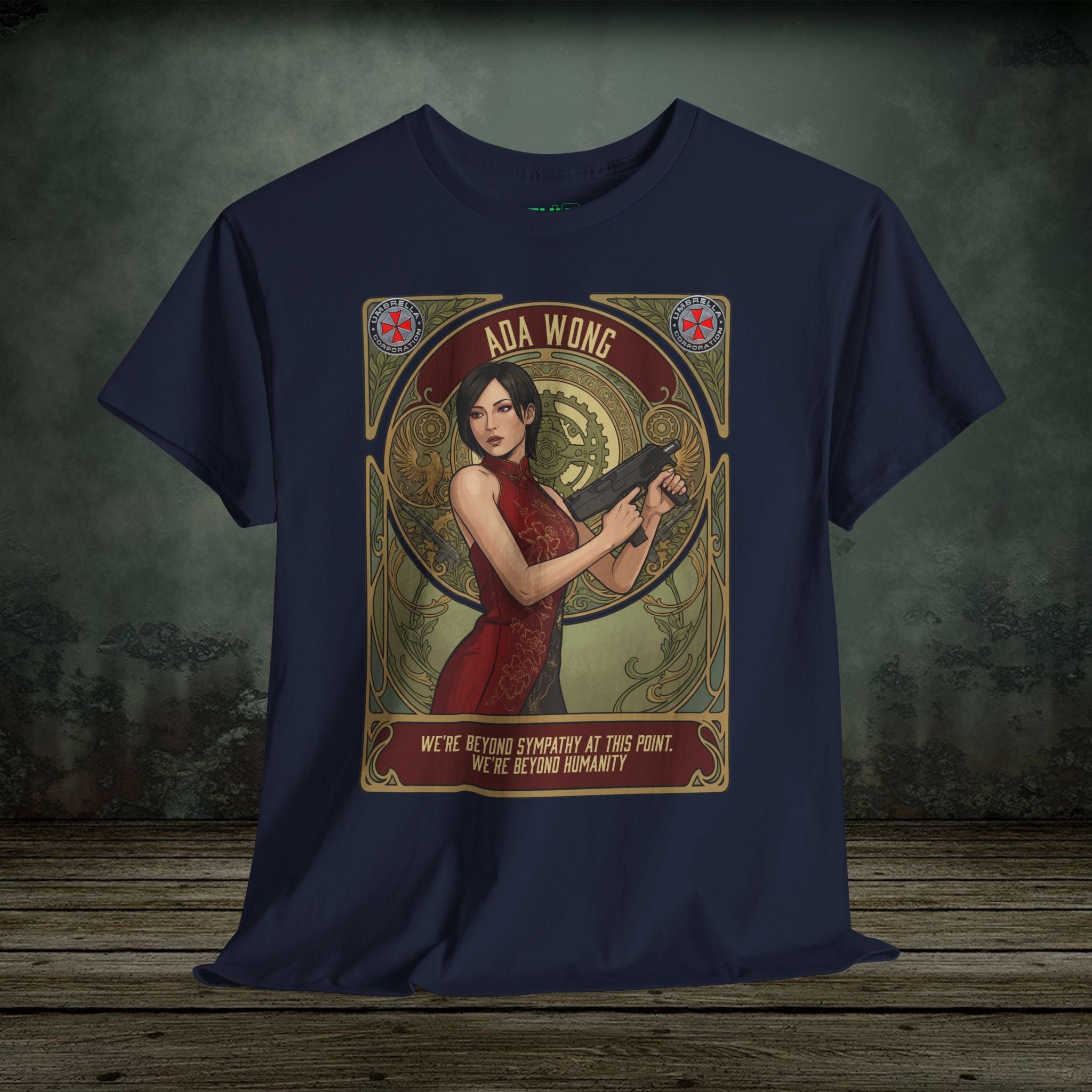 Ada Wong | Resident Evil Tarot Card | Vintage Retro Gaming T-Shirt