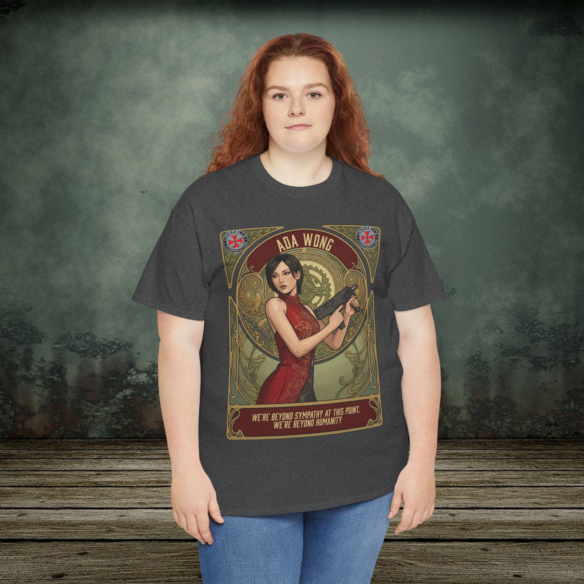 Ada Wong | Resident Evil Tarot Card | Vintage Retro Gaming T-Shirt