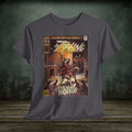 classic movie inspired vintage comic book cover art premium t-shirt
