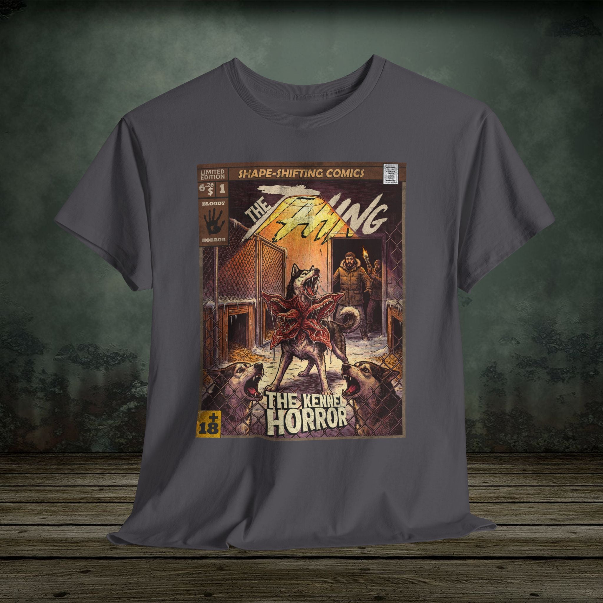 classic movie inspired vintage comic book cover art premium t-shirt
