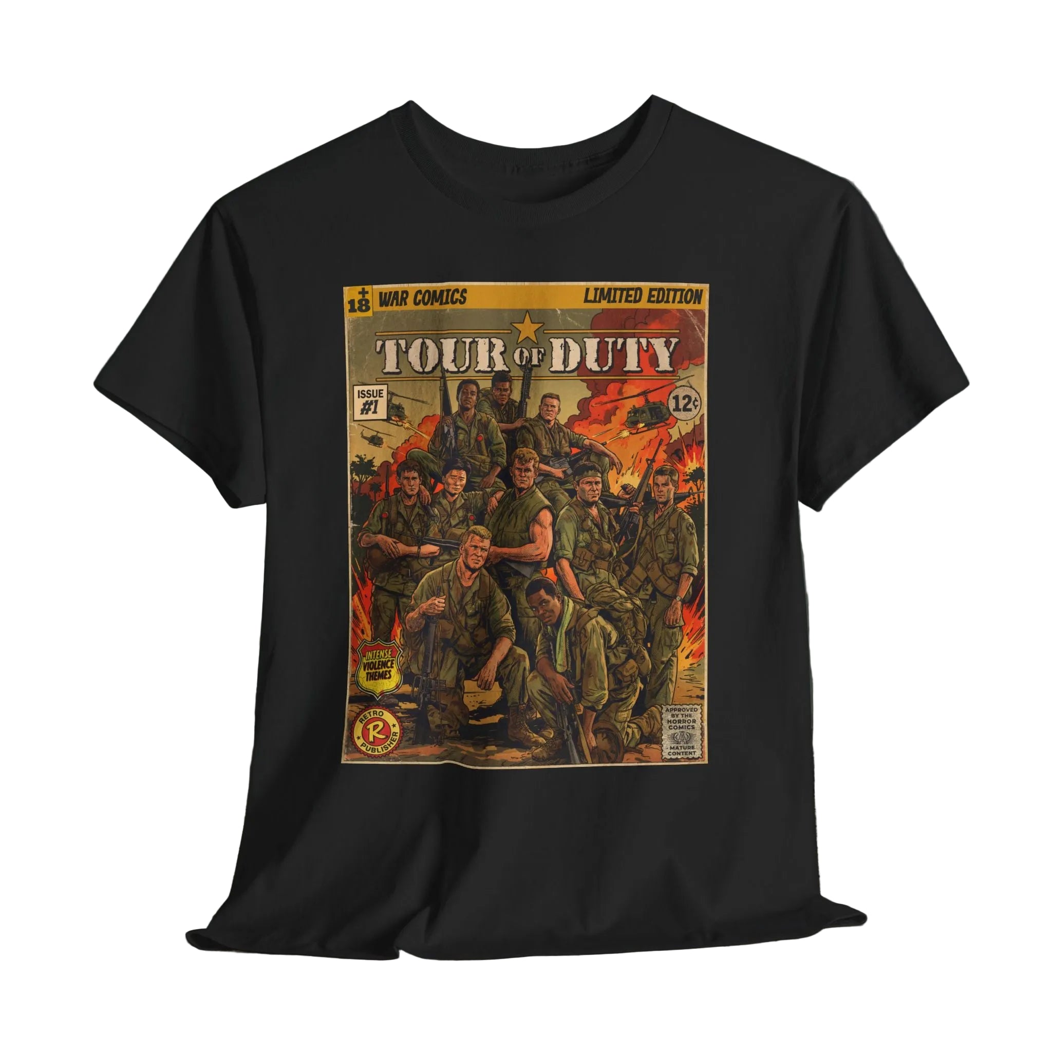 Retro, Vintage & Trending TV Show t shirts and series t shirt designs inspired by famous, retro, vintage, horror, action, and thriller shows at SukiPrime.