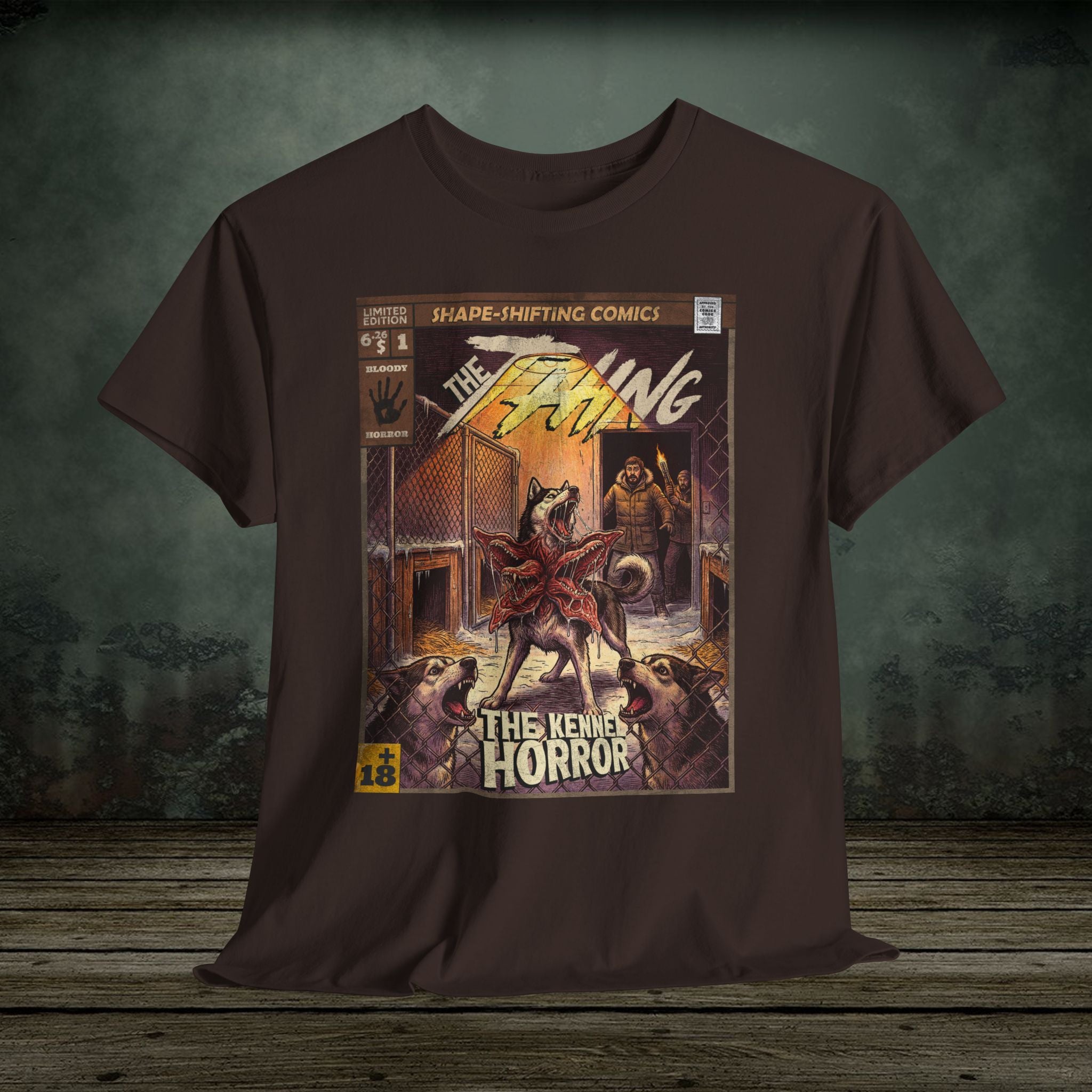 classic movie inspired vintage comic book cover art premium t-shirt
