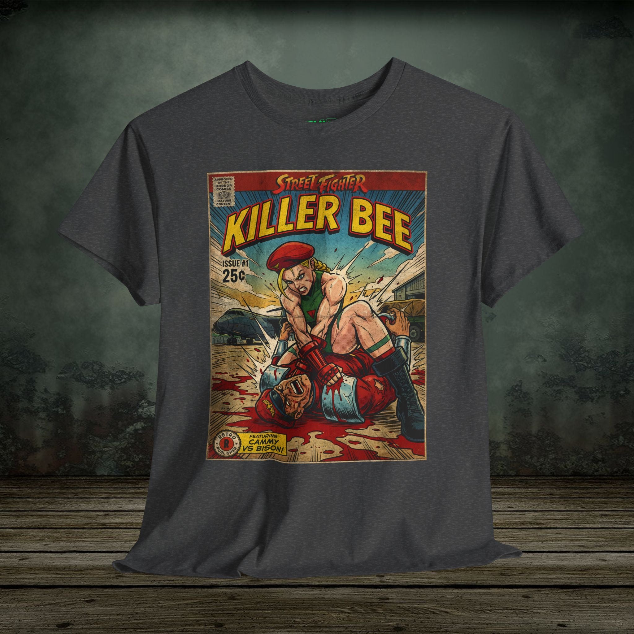 Street Fighter | Killer Bee | Vintage Retro Gaming T-Shirt