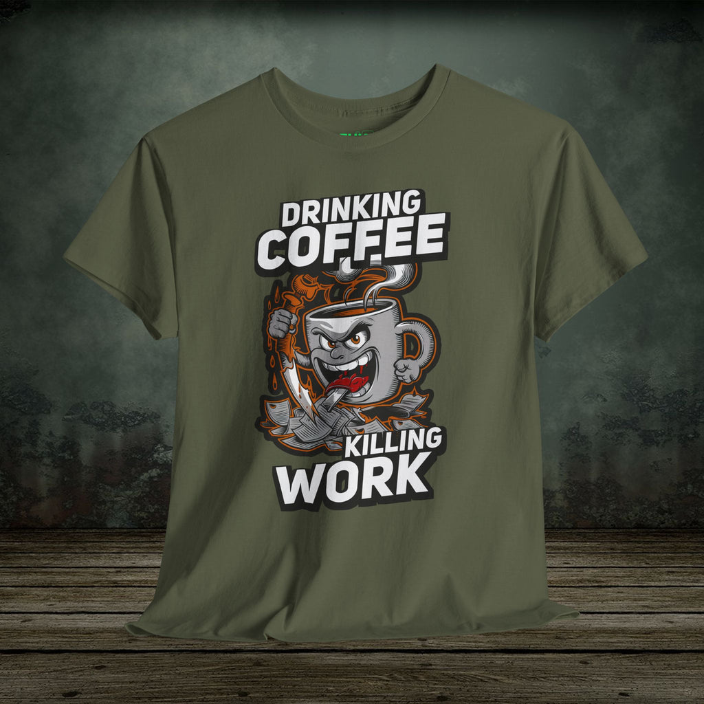 Drinking Coffee | Food Lover Tees & Gifts - SukiPrime