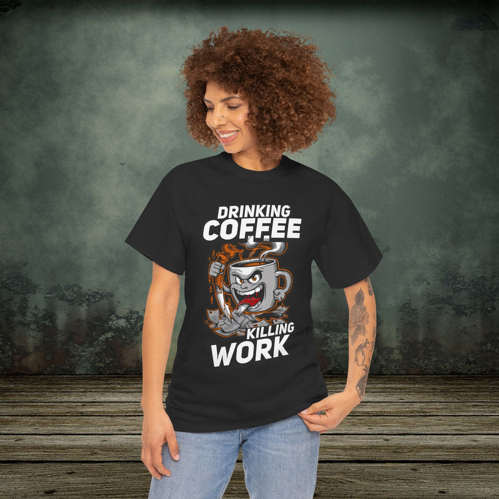 Drinking Coffee | Food Lover Tees & Gifts - SukiPrime