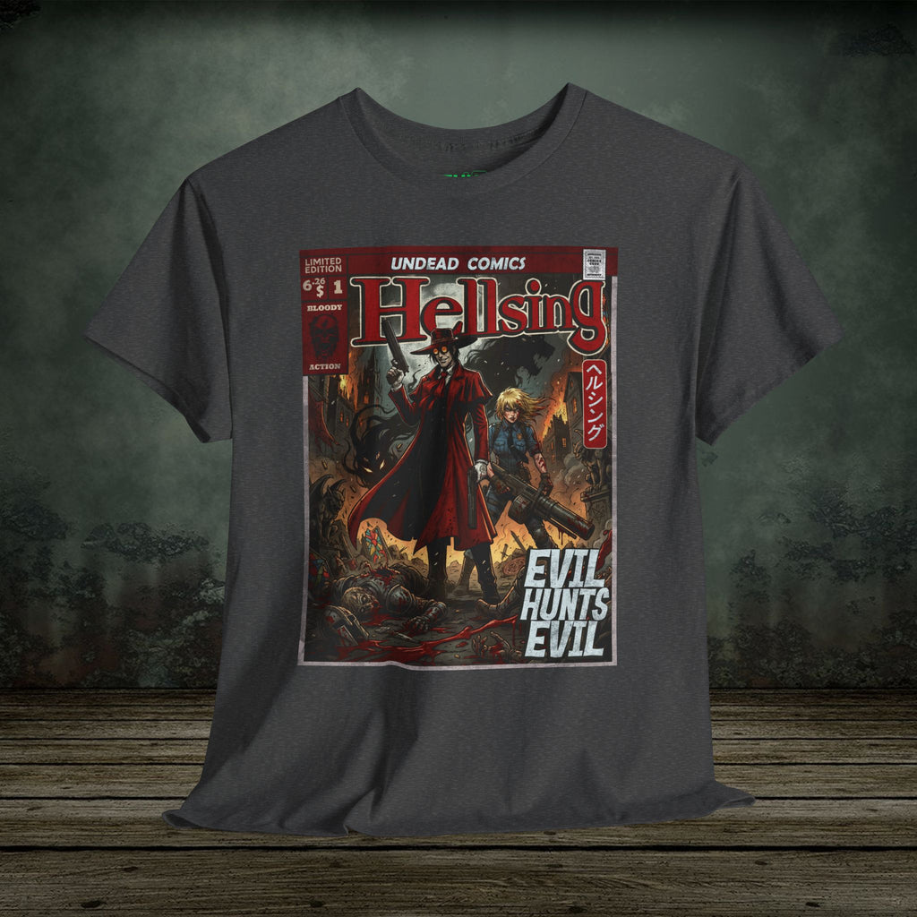 Evil Hunts Evil | Anime Graphic T-Shirt - SukiPrime