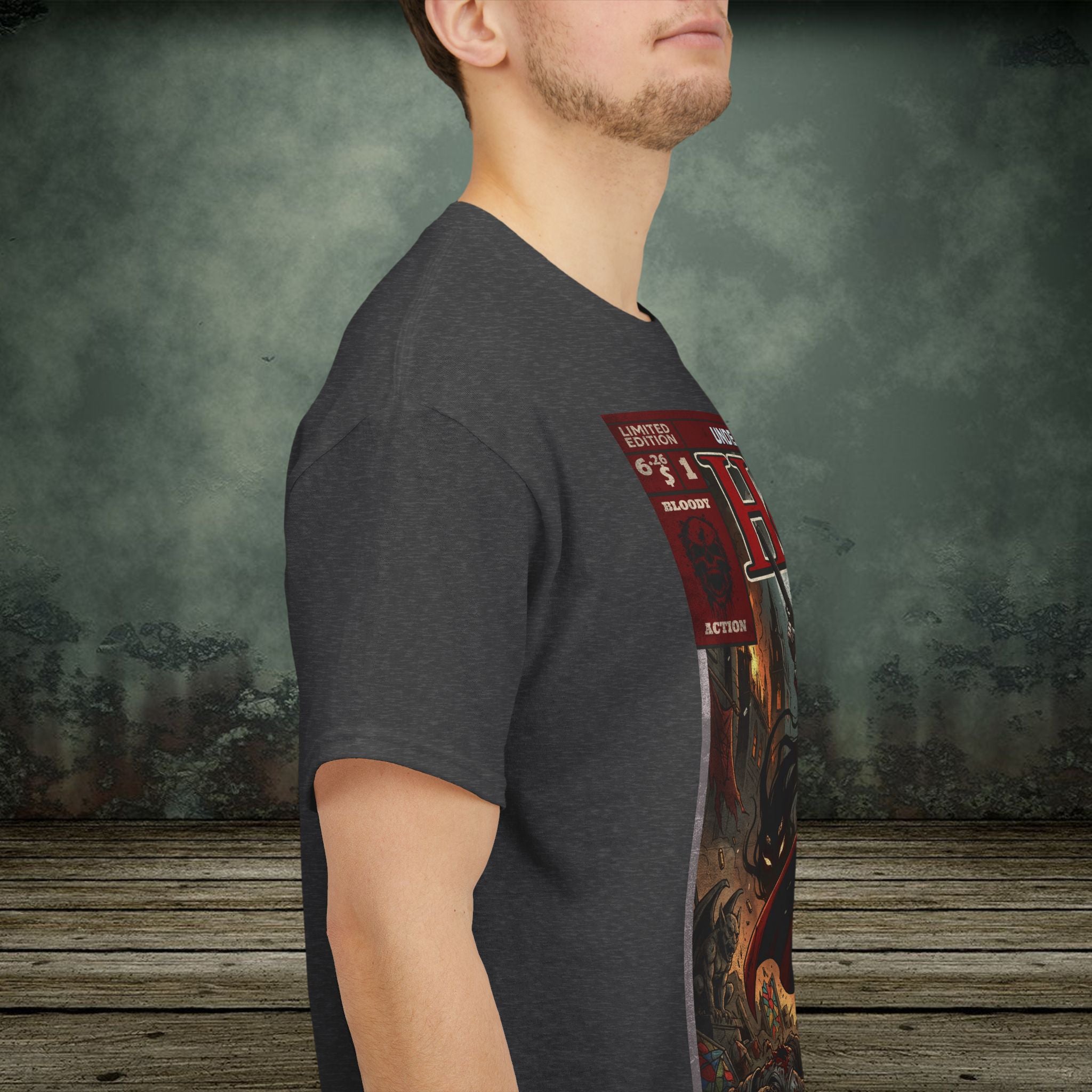 Evil Hunts Evil | Anime Graphic T-Shirt - SukiPrime