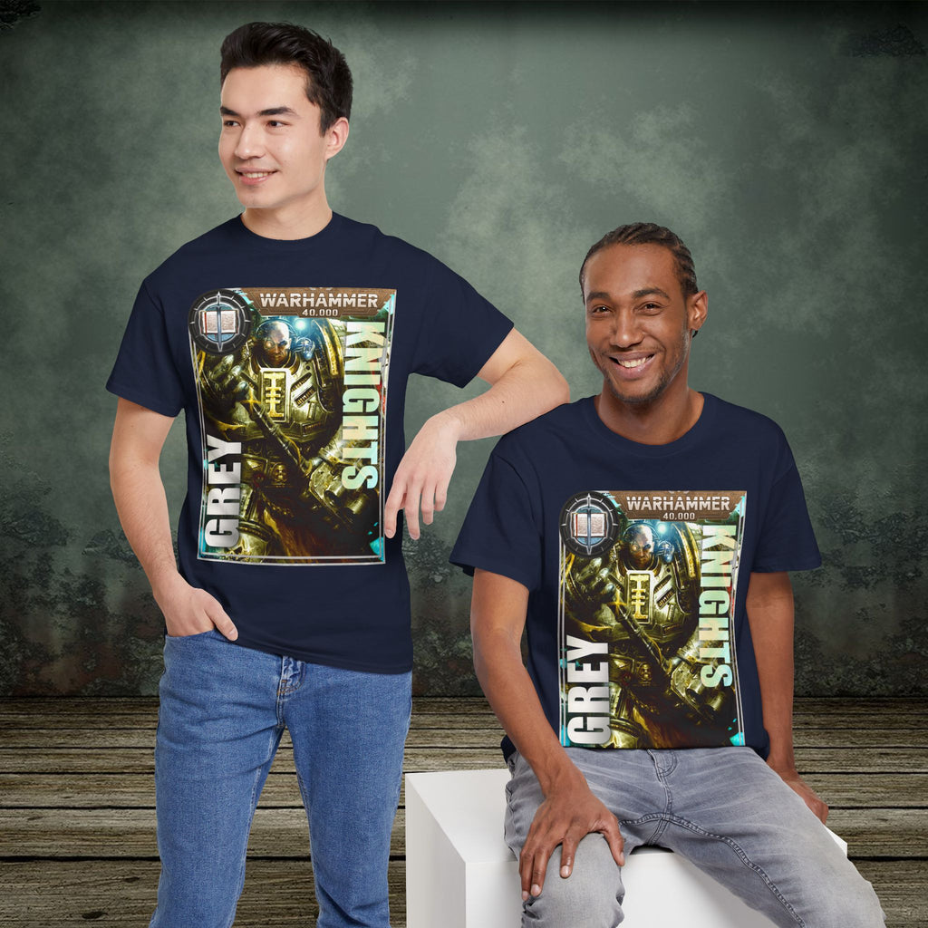 Grey Knights - Vintage Retro Gaming T-Shirt - SukiPrime