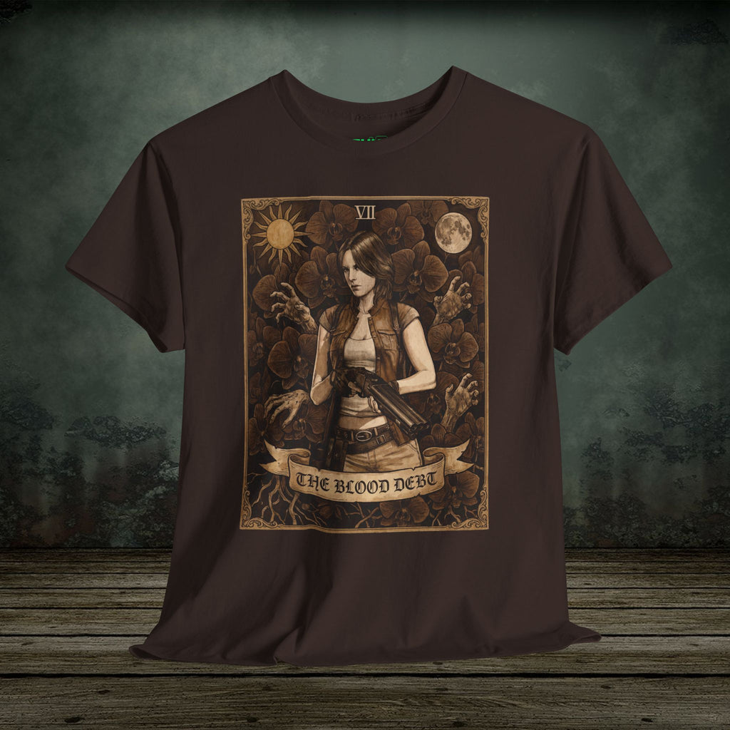 Helena Harper | Resident Evil Tarot Card | Vintage Retro Gaming T-Shirt