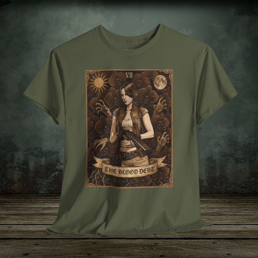 Helena Harper | Resident Evil Tarot Card | Vintage Retro Gaming T-Shirt