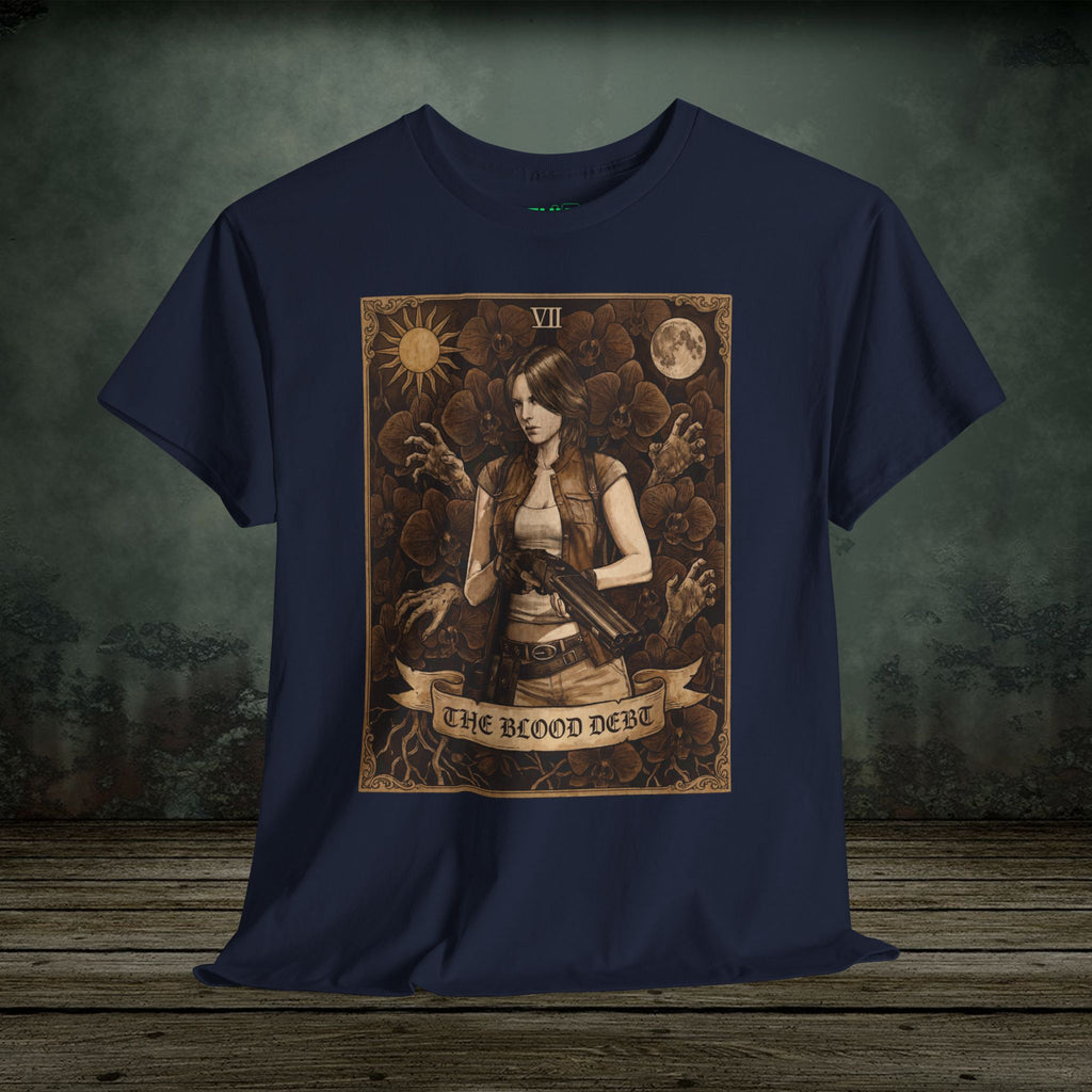Helena Harper | Resident Evil Tarot Card | Vintage Retro Gaming T-Shirt