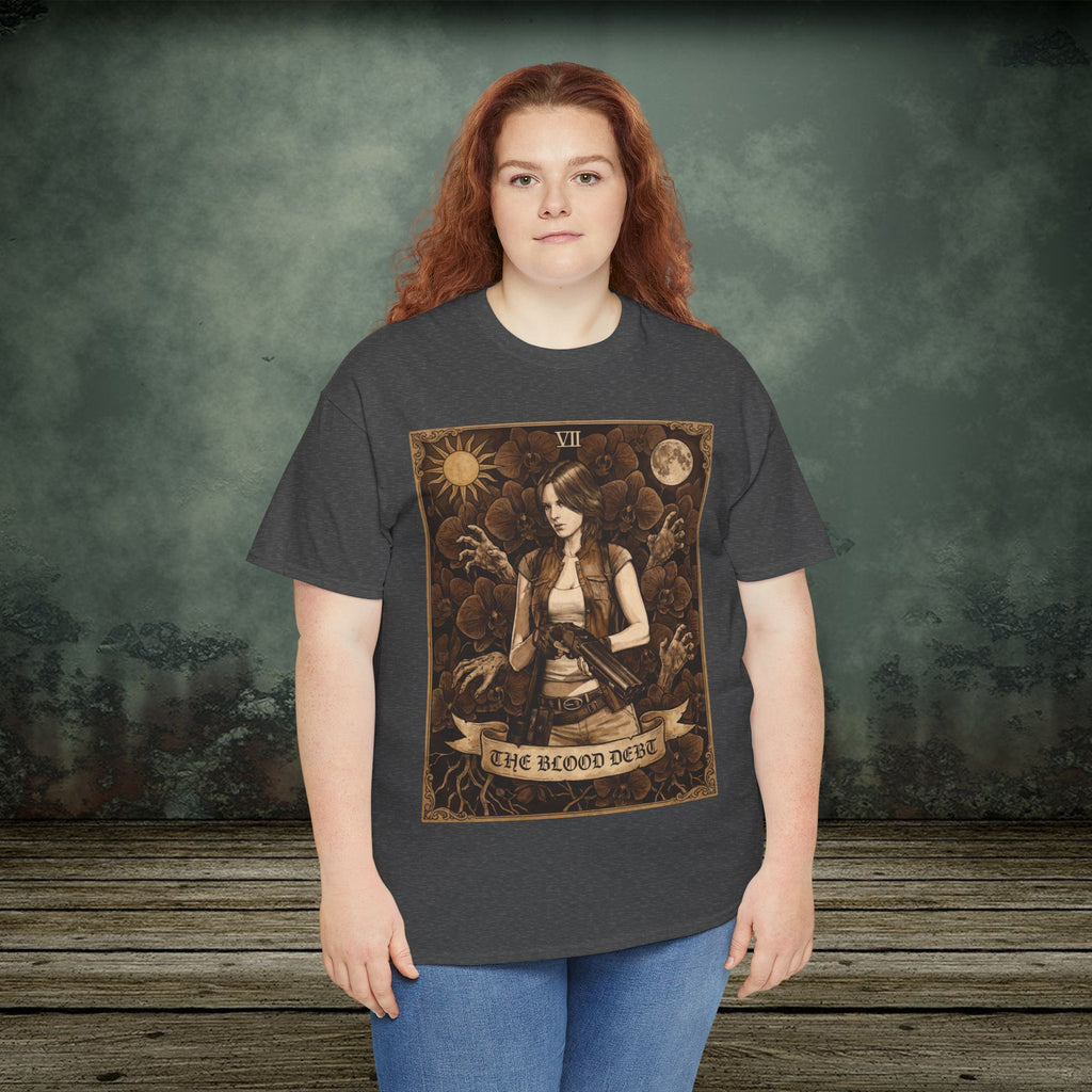 Helena Harper | Resident Evil Tarot Card | Vintage Retro Gaming T-Shirt
