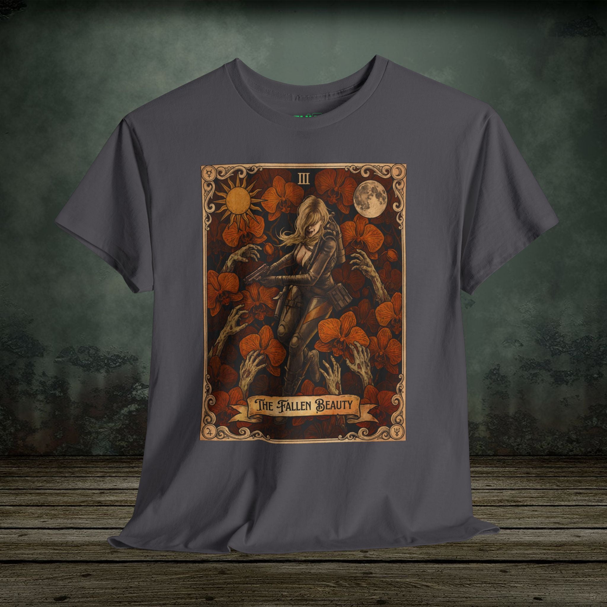 Jessica Sherawat | Resident Evil Tarot Card | Vintage Retro Gaming T-Shirt