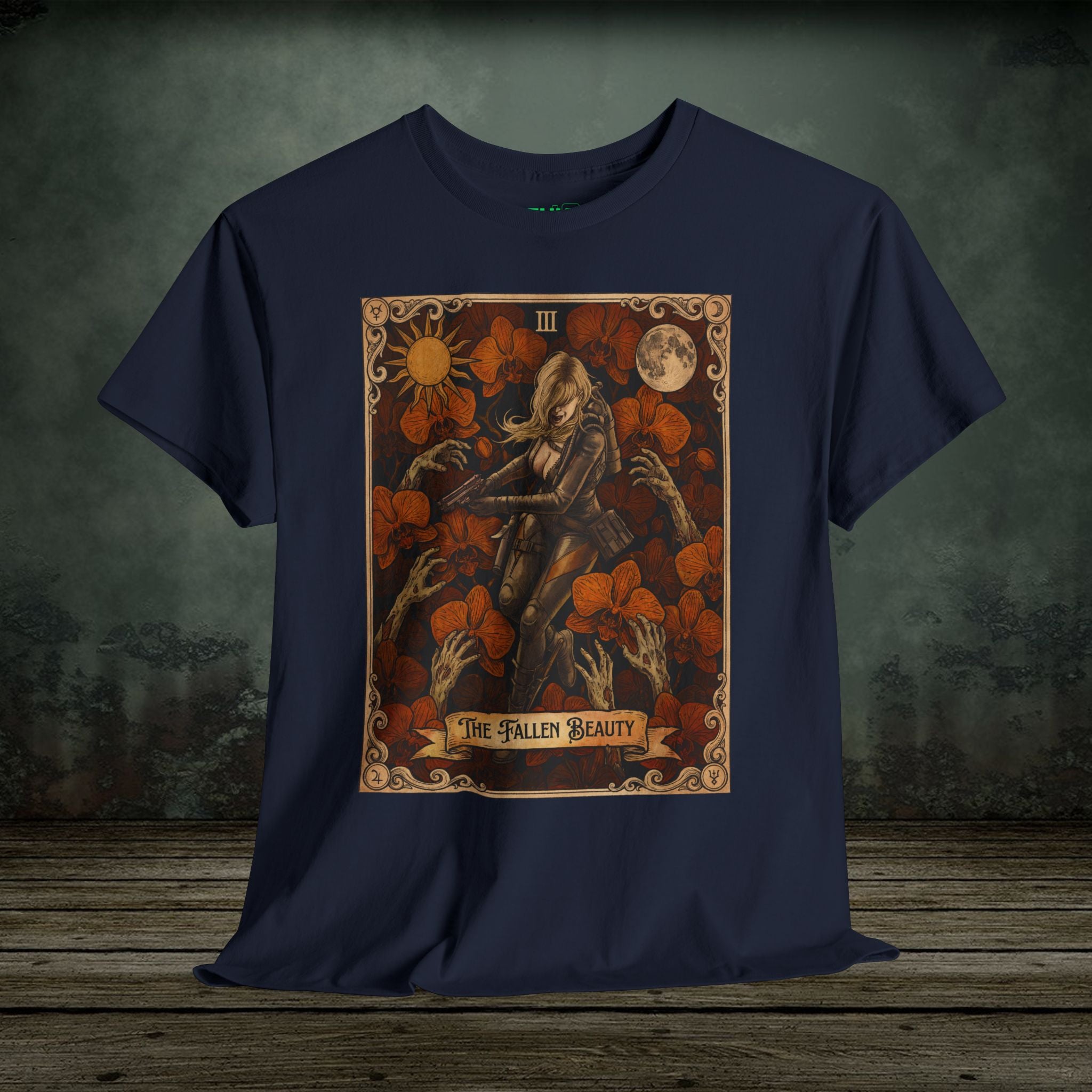 Jessica Sherawat | Resident Evil Tarot Card | Vintage Retro Gaming T-Shirt