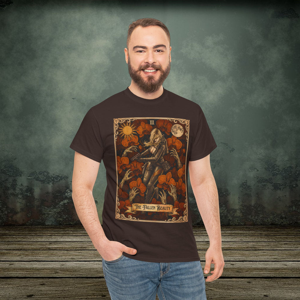 Jessica Sherawat | Resident Evil Tarot Card | Vintage Retro Gaming T-Shirt