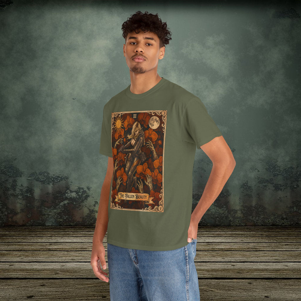 Jessica Sherawat | Resident Evil Tarot Card | Vintage Retro Gaming T-Shirt