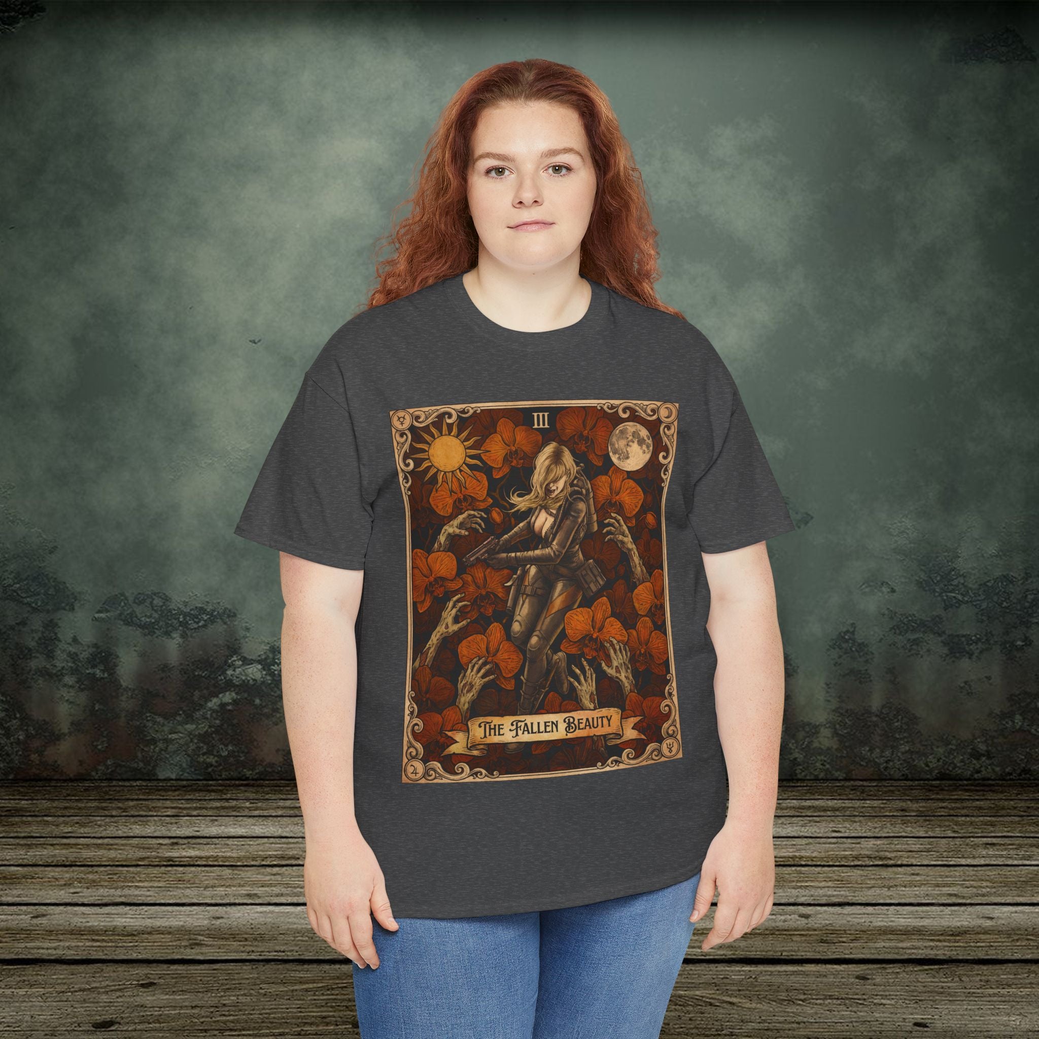 Jessica Sherawat | Resident Evil Tarot Card | Vintage Retro Gaming T-Shirt