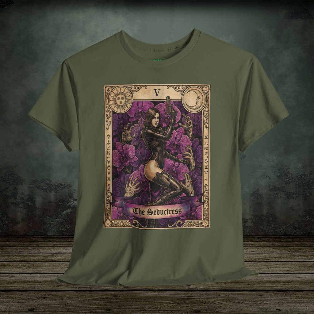 Jessica Sherawat | Resident Evil Tarot Card | Vintage Retro Gaming T-Shirt
