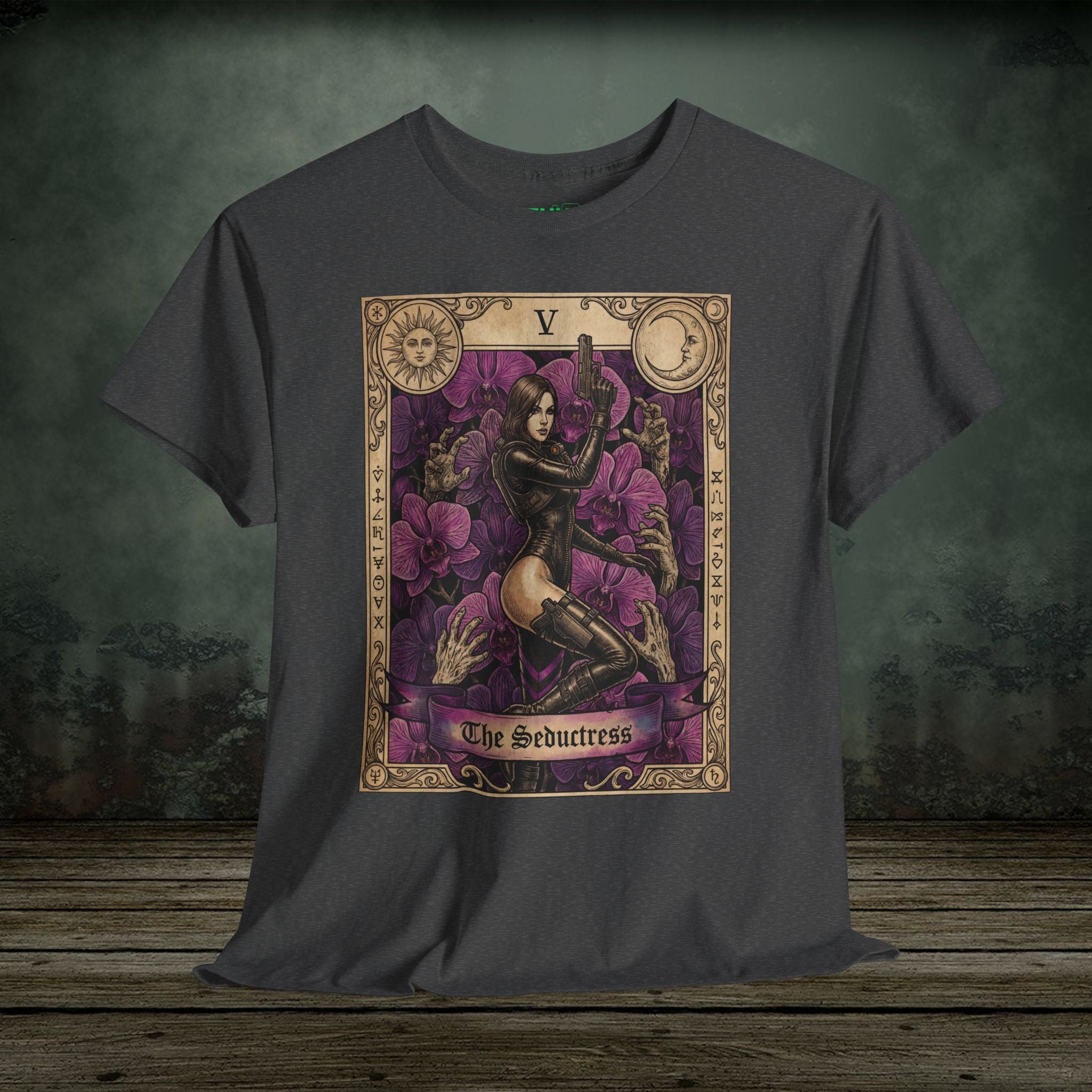 Jessica Sherawat | Resident Evil Tarot Card | Vintage Retro Gaming T-Shirt