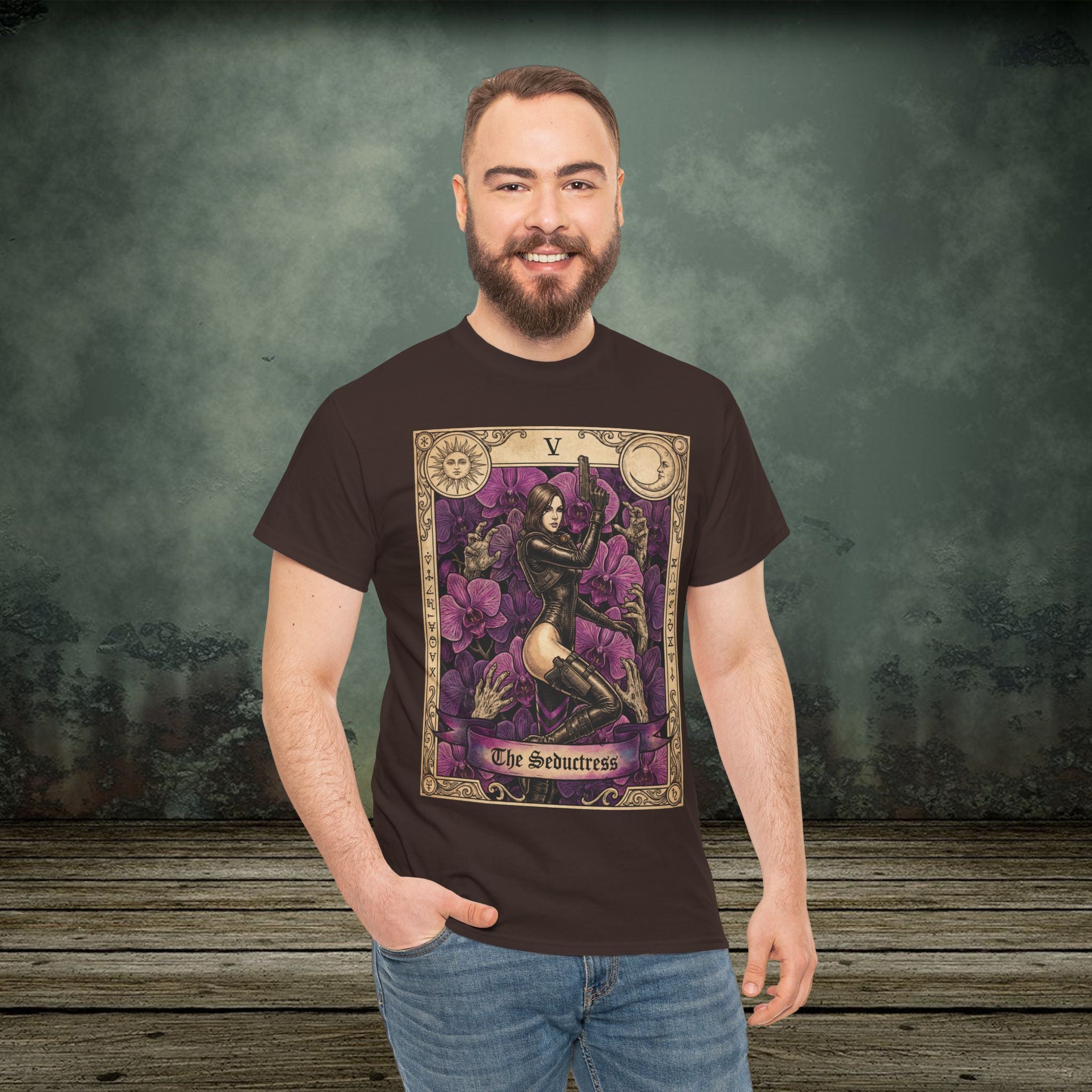 Jessica Sherawat | Resident Evil Tarot Card | Vintage Retro Gaming T-Shirt