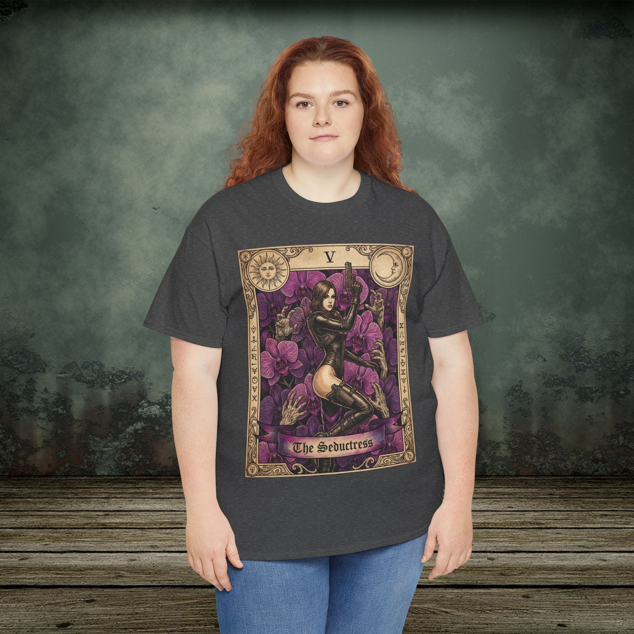 Jessica Sherawat | Resident Evil Tarot Card | Vintage Retro Gaming T-Shirt