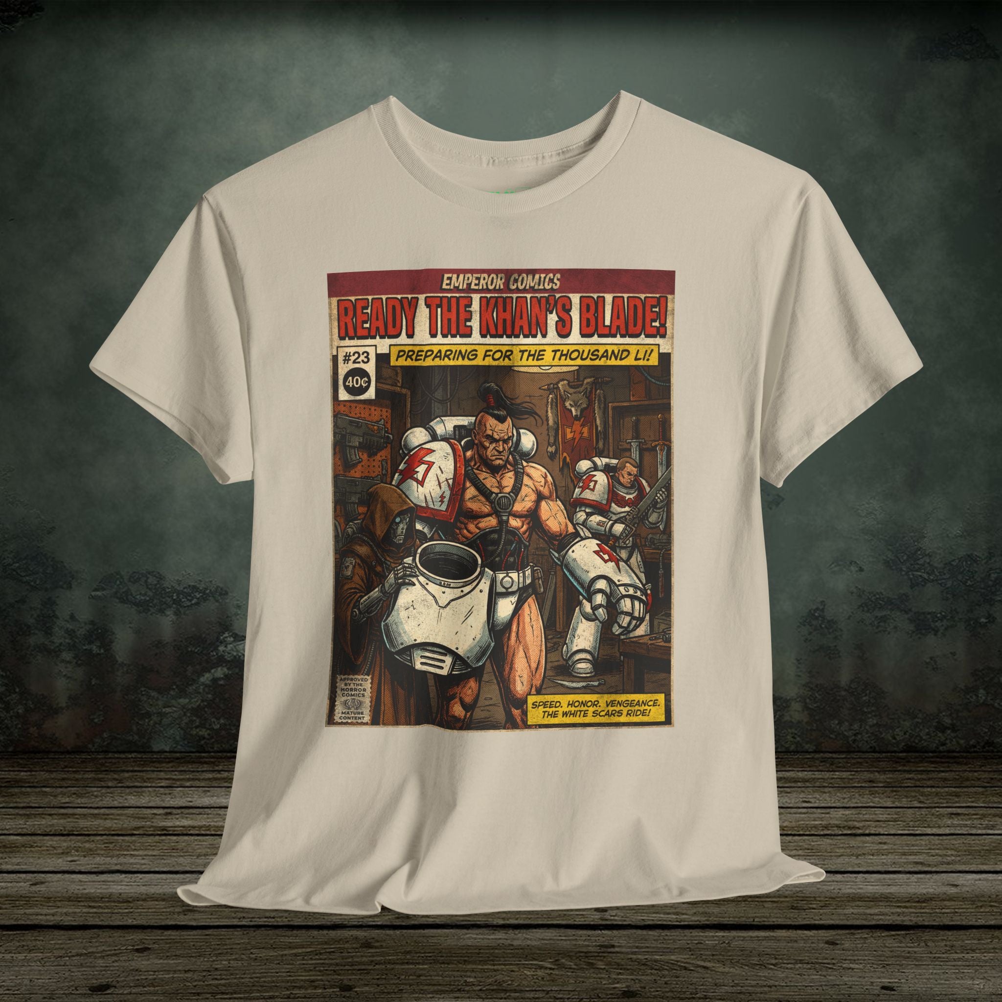 Khan's Blade - Vintage Retro Gaming T-Shirt - SukiPrime