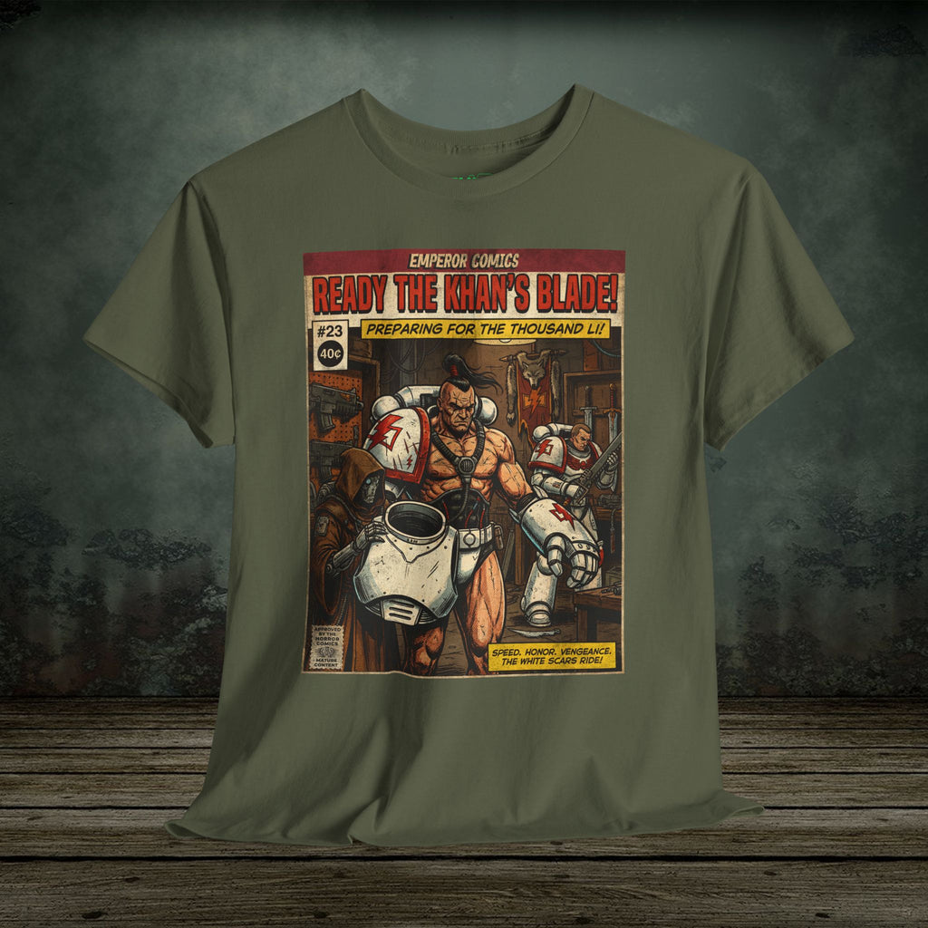 Khan's Blade - Vintage Retro Gaming T-Shirt - SukiPrime