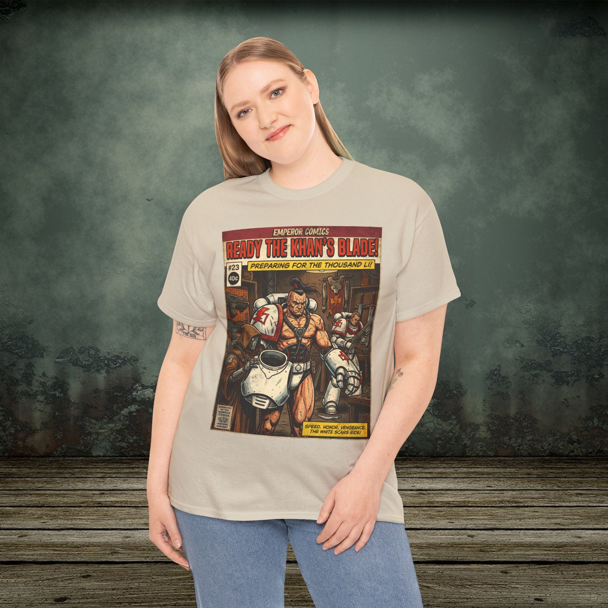 Khan's Blade - Vintage Retro Gaming T-Shirt - SukiPrime