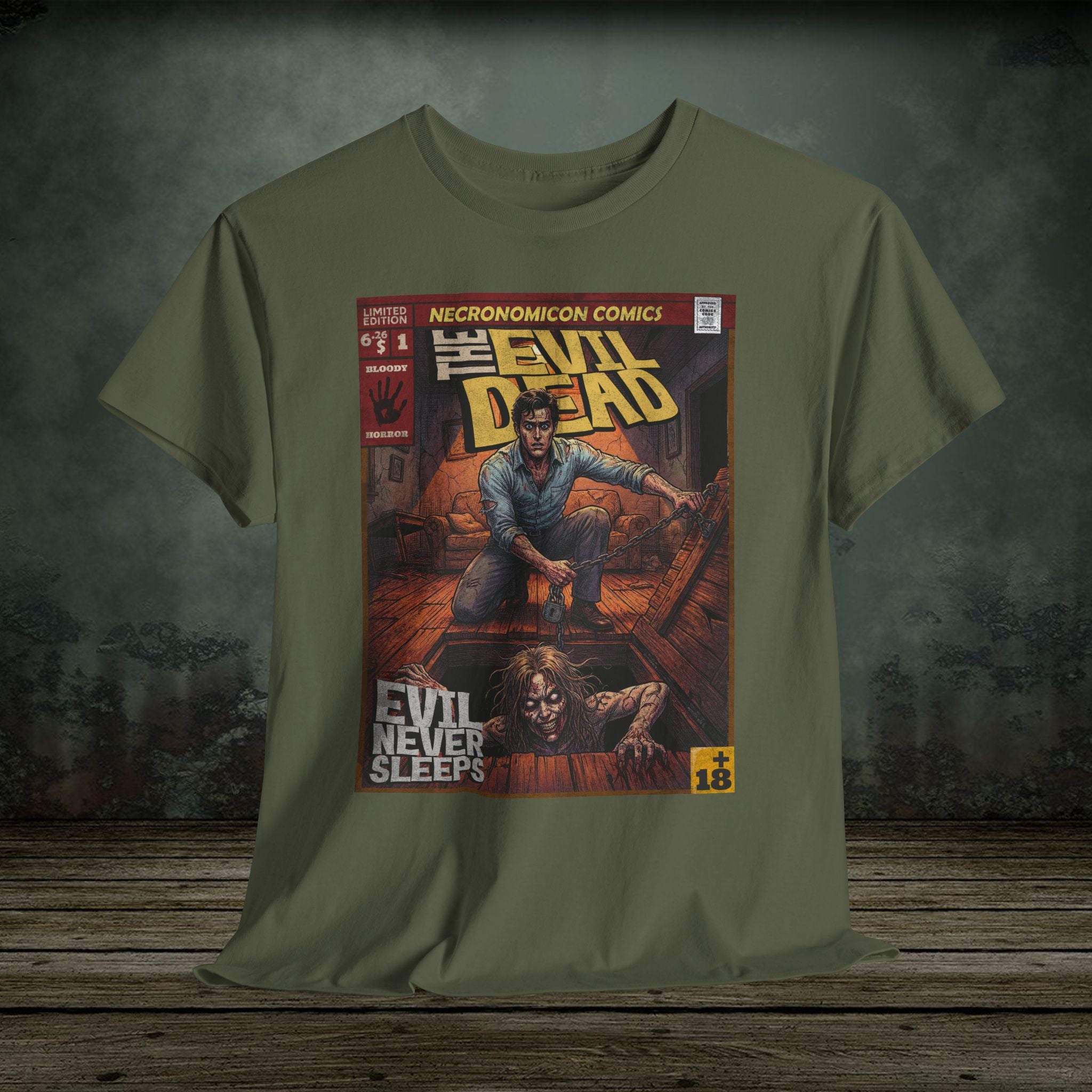 classic movie inspired vintage comic book cover art premium t-shirt
