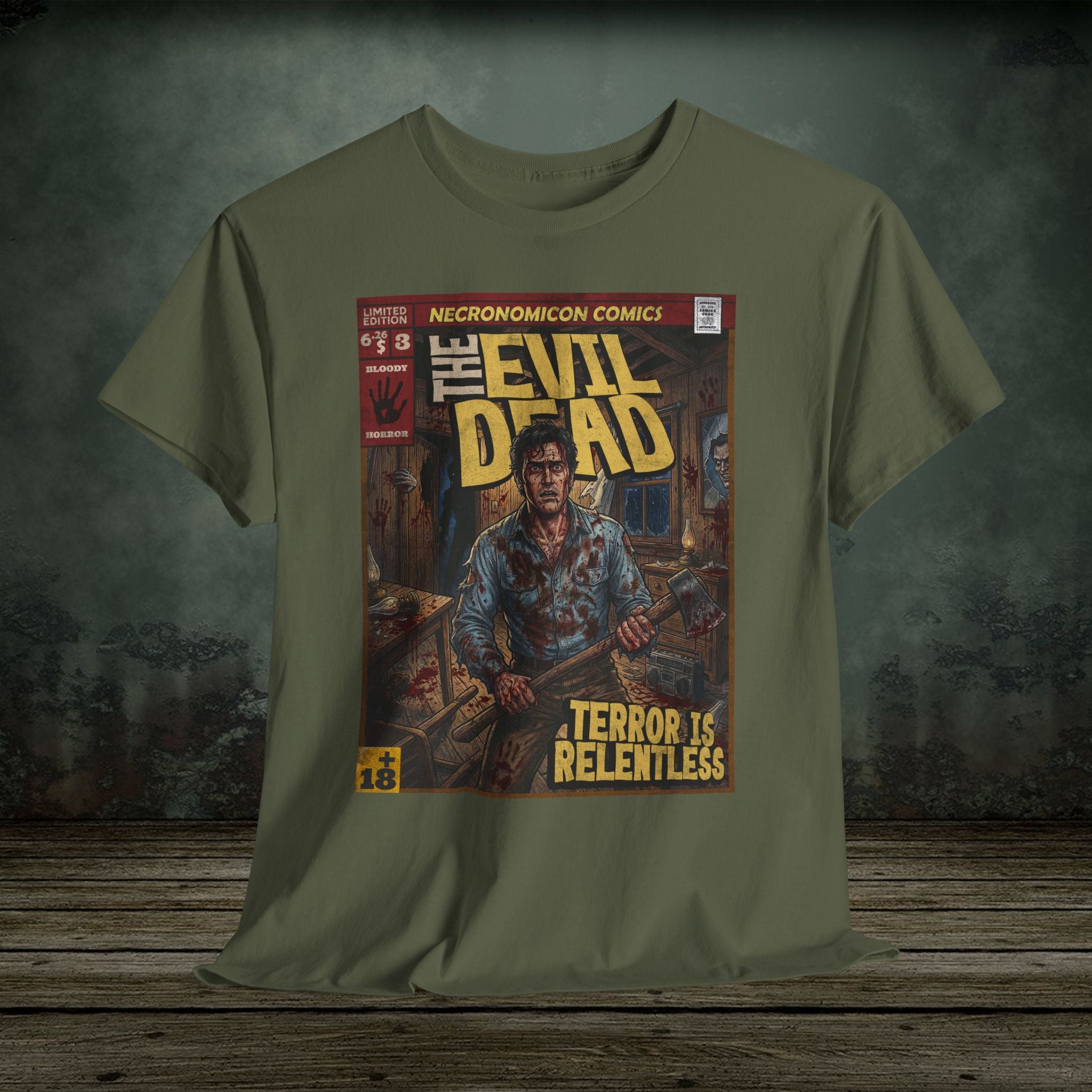 classic movie inspired vintage comic book cover art premium t-shirt
