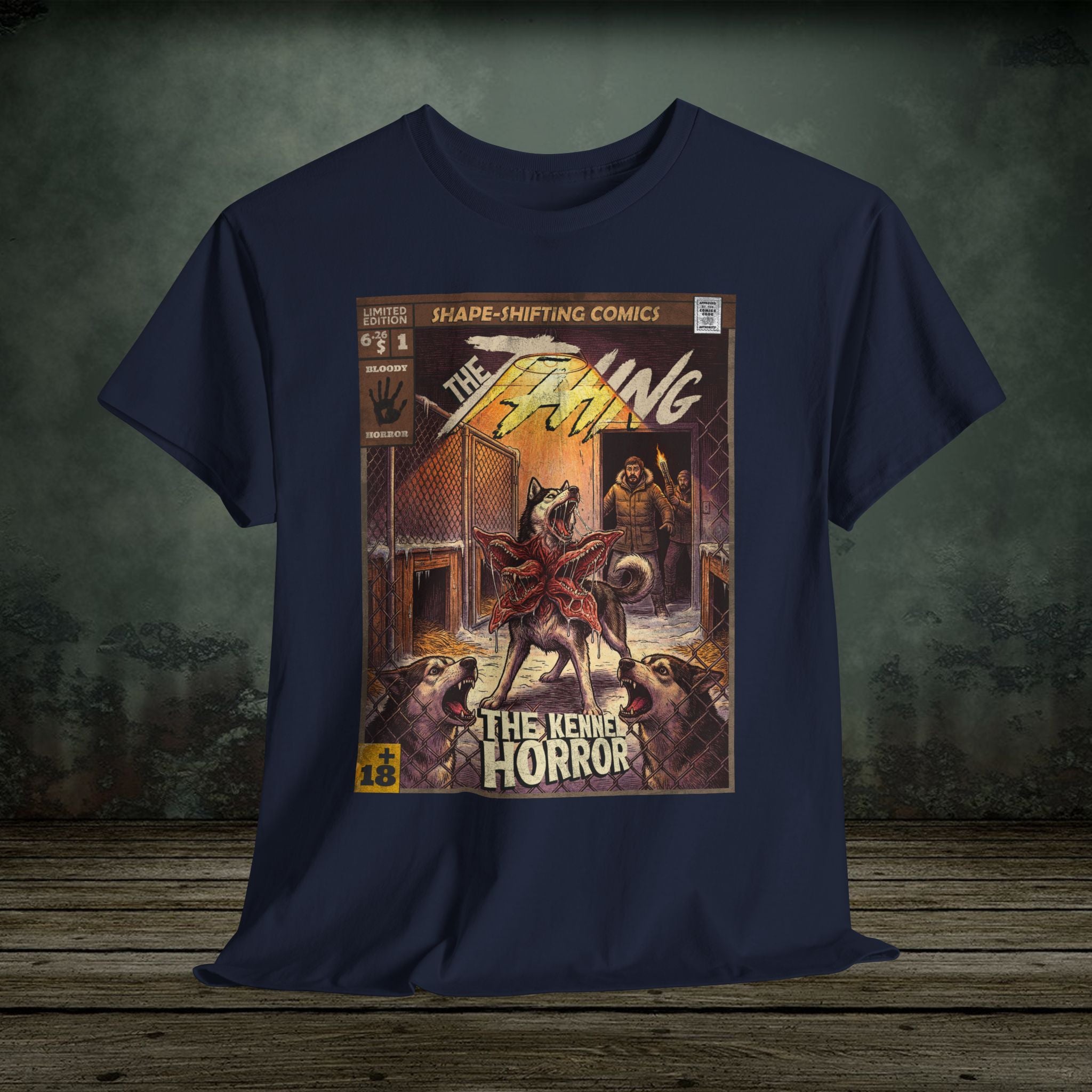 classic movie inspired vintage comic book cover art premium t-shirt
