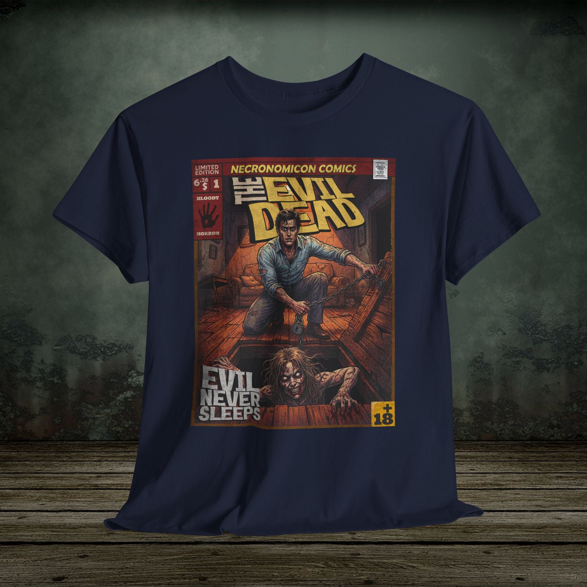 classic movie inspired vintage comic book cover art premium t-shirt