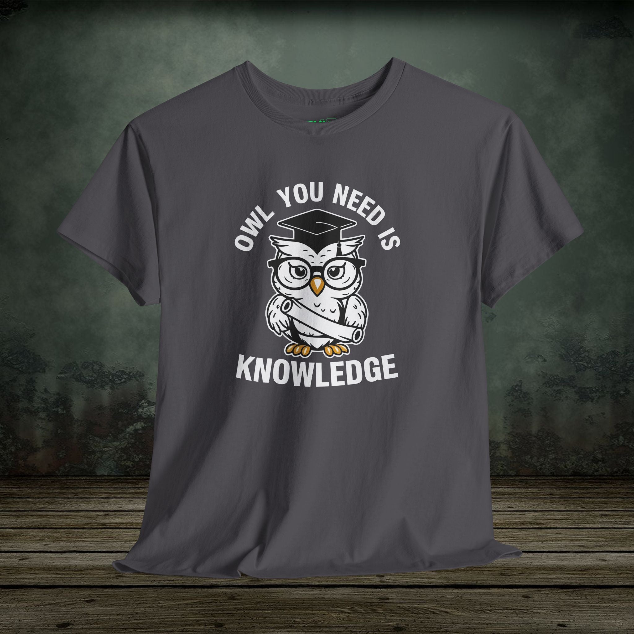 Owl You Need Is Knowledge T-Shirt – Funny Tee for Teachers & Owl Lovers