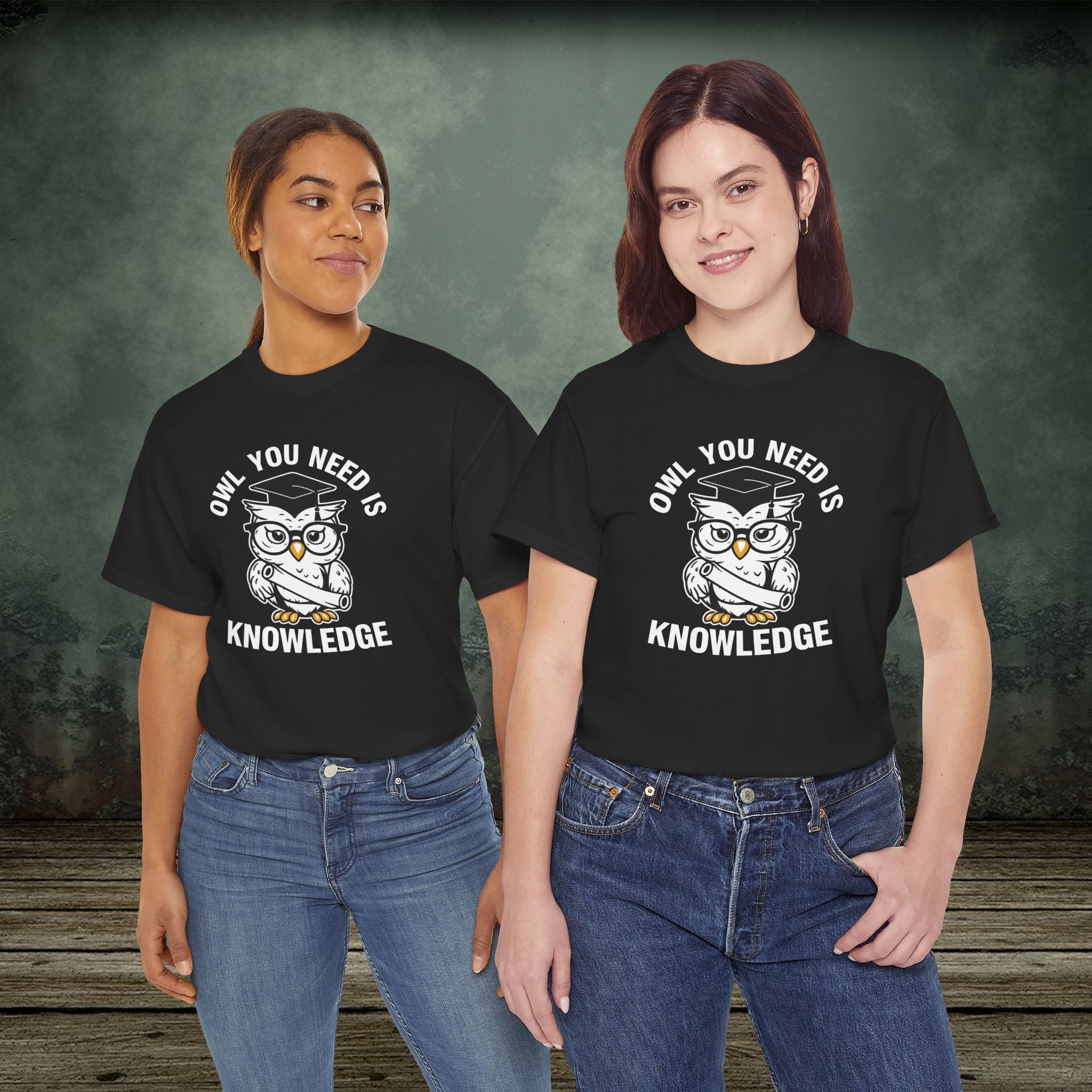 Owl You Need Is Knowledge T-Shirt – Funny Tee for Teachers & Owl Lovers