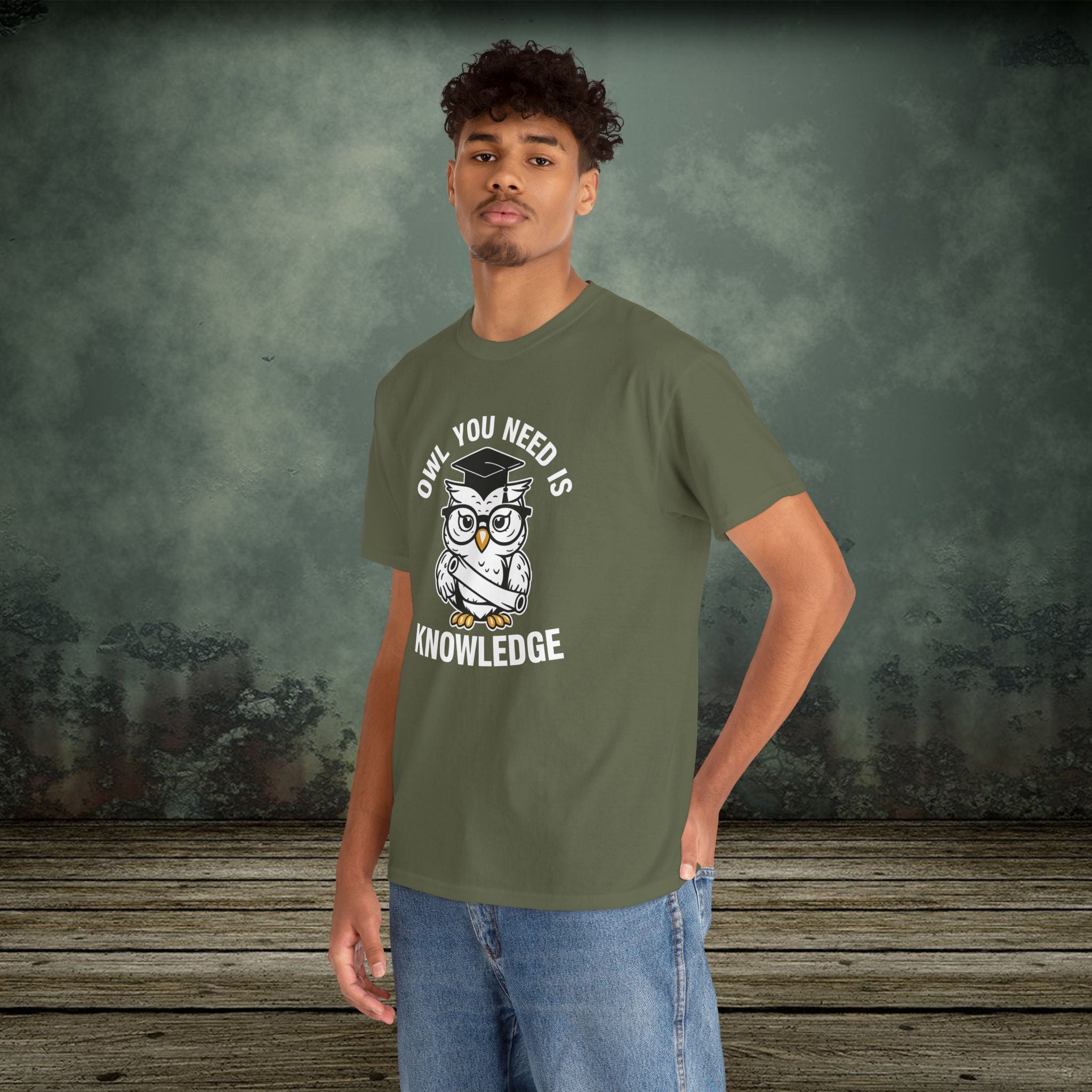 Owl You Need Is Knowledge T-Shirt – Funny Tee for Teachers & Owl Lovers