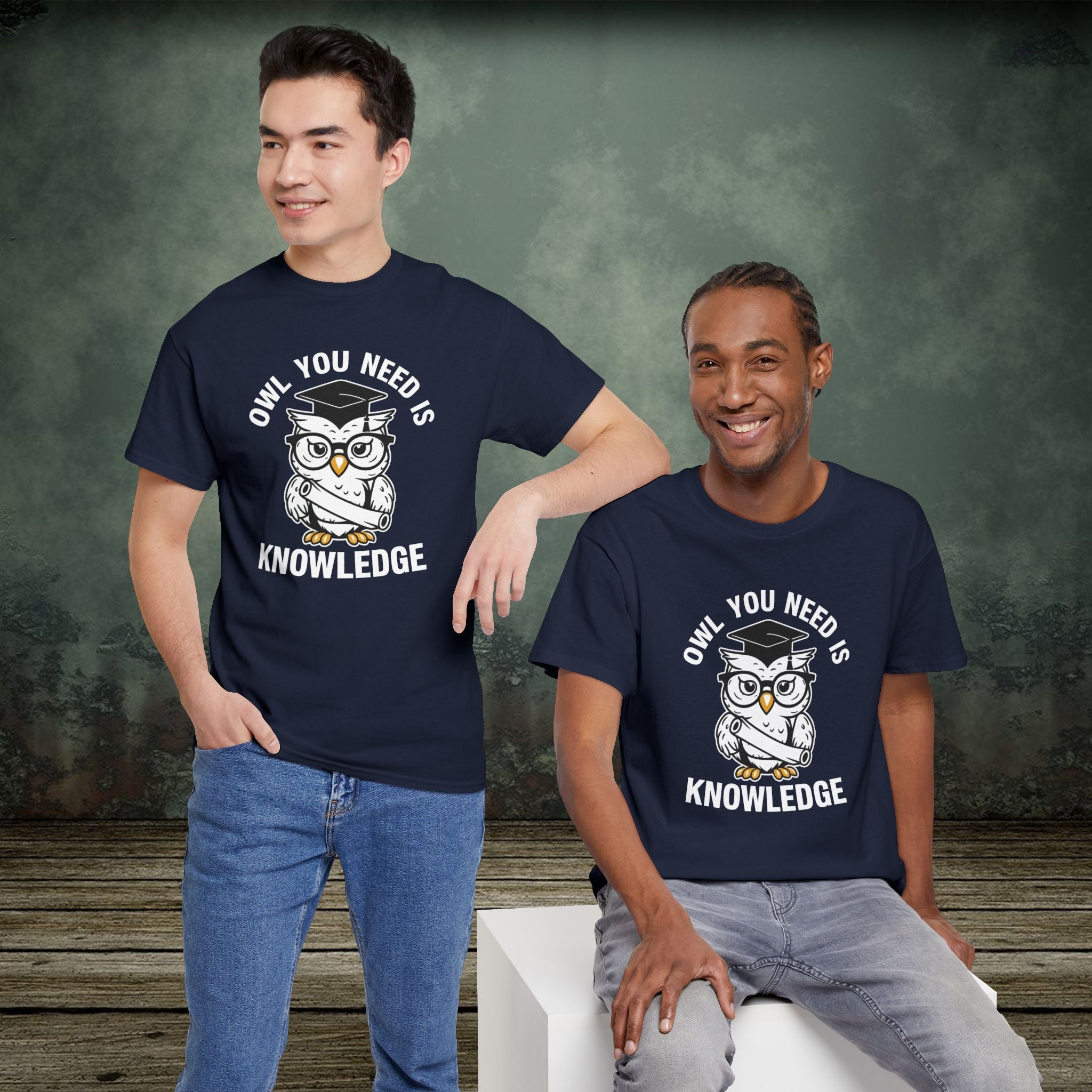 Owl You Need Is Knowledge T-Shirt – Funny Tee for Teachers & Owl Lovers