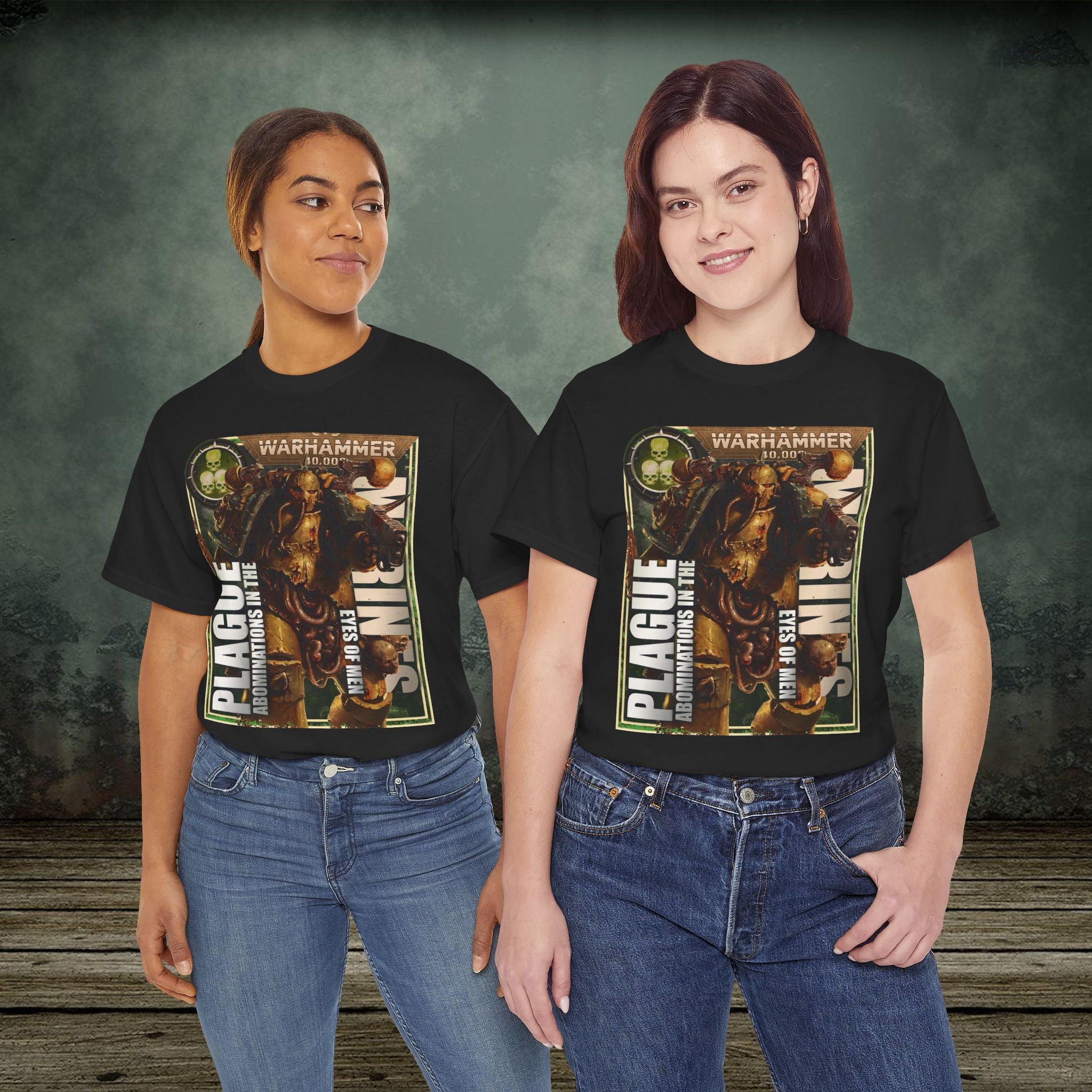 Plague Marines - Vintage Retro Gaming T-Shirt - SukiPrime