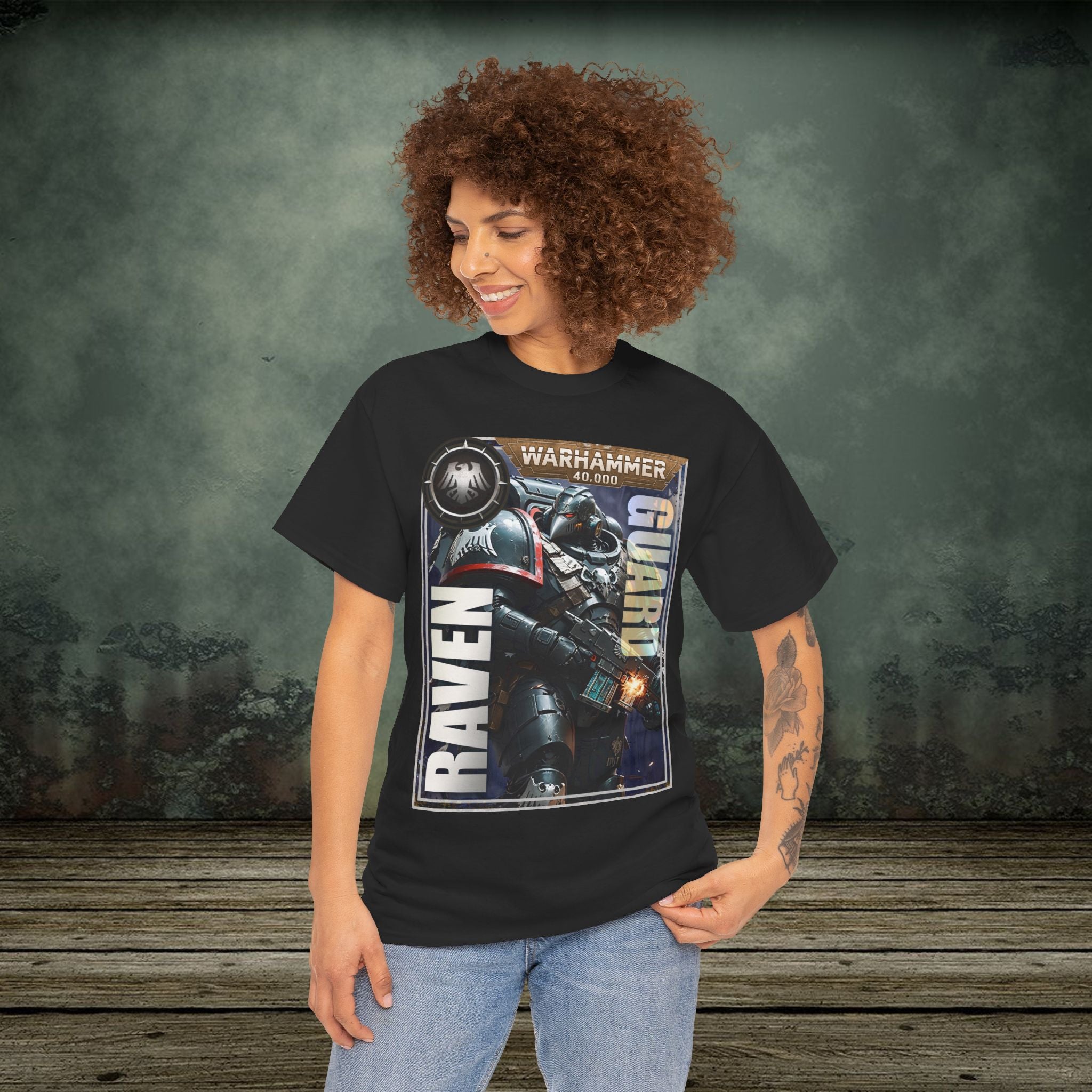 Raven Guard - Vintage Retro Gaming T-Shirt - SukiPrime