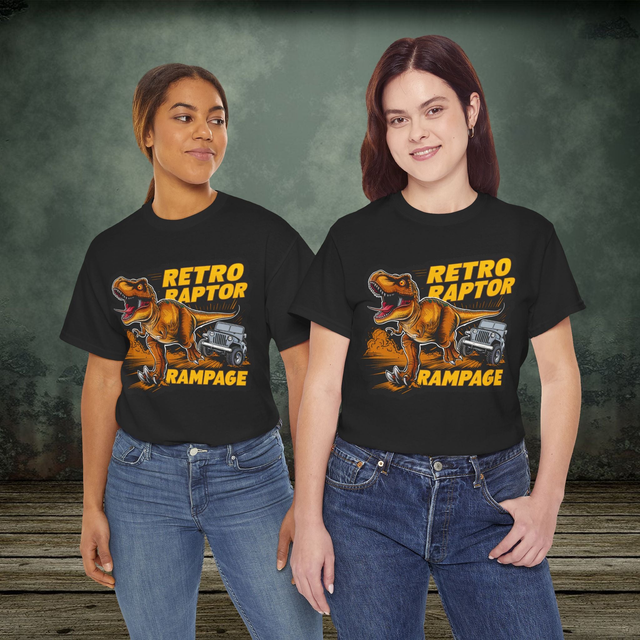 Retro Raptor | Funny T-Shirts | Best Humor Graphic Tees
