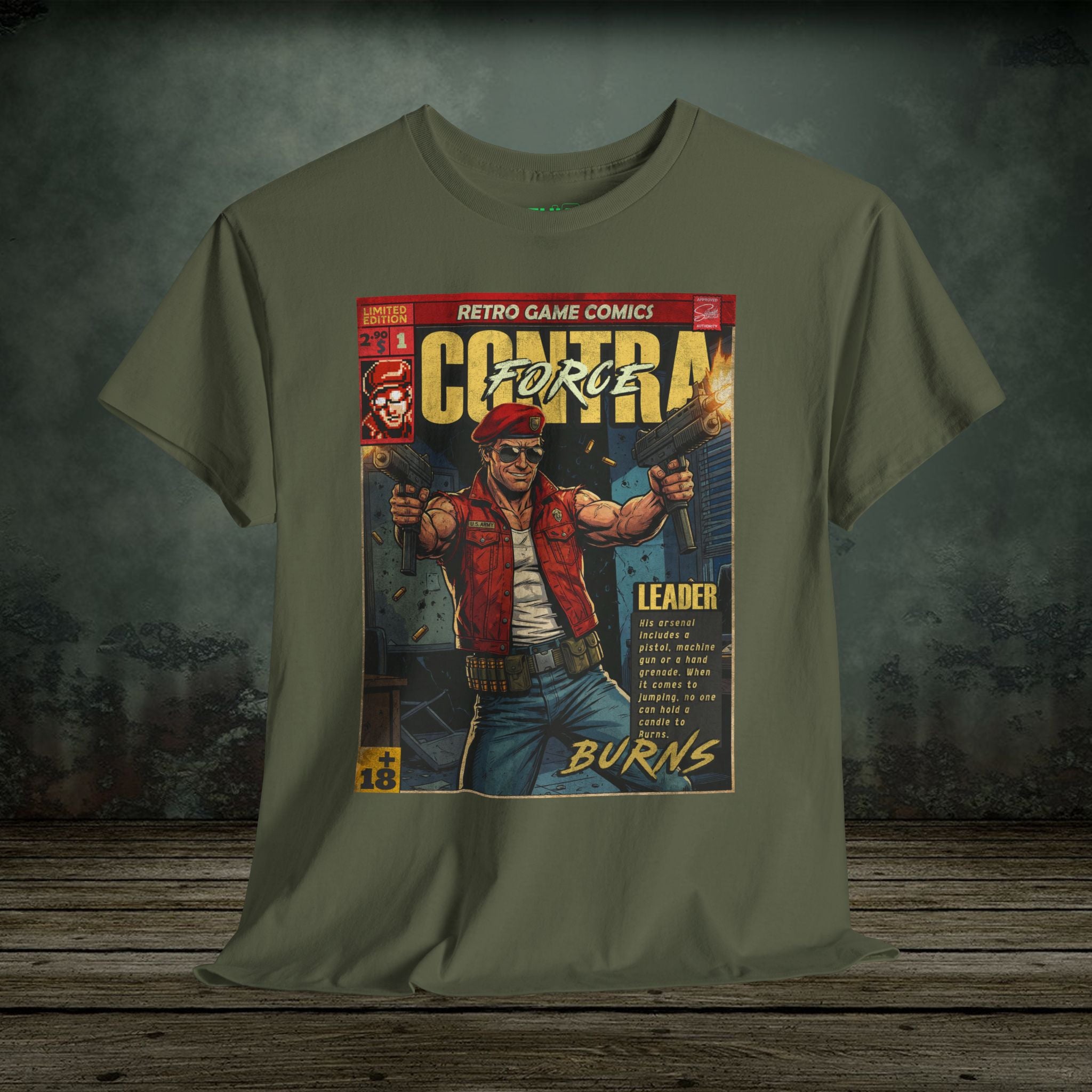 Retro and vintage gaming t-shirts inspired by classic arcade, fighting, survival horror, shooter, and action games. Premium cotton tees at SukiPrime.
