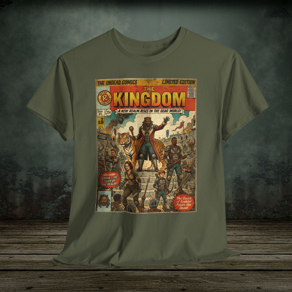 Retro Walking Dead TV Series Comic Art T-Shirt by SukiPrime