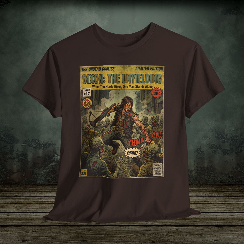 Retro Walking Dead TV Series Comic Art T-Shirt by SukiPrime
