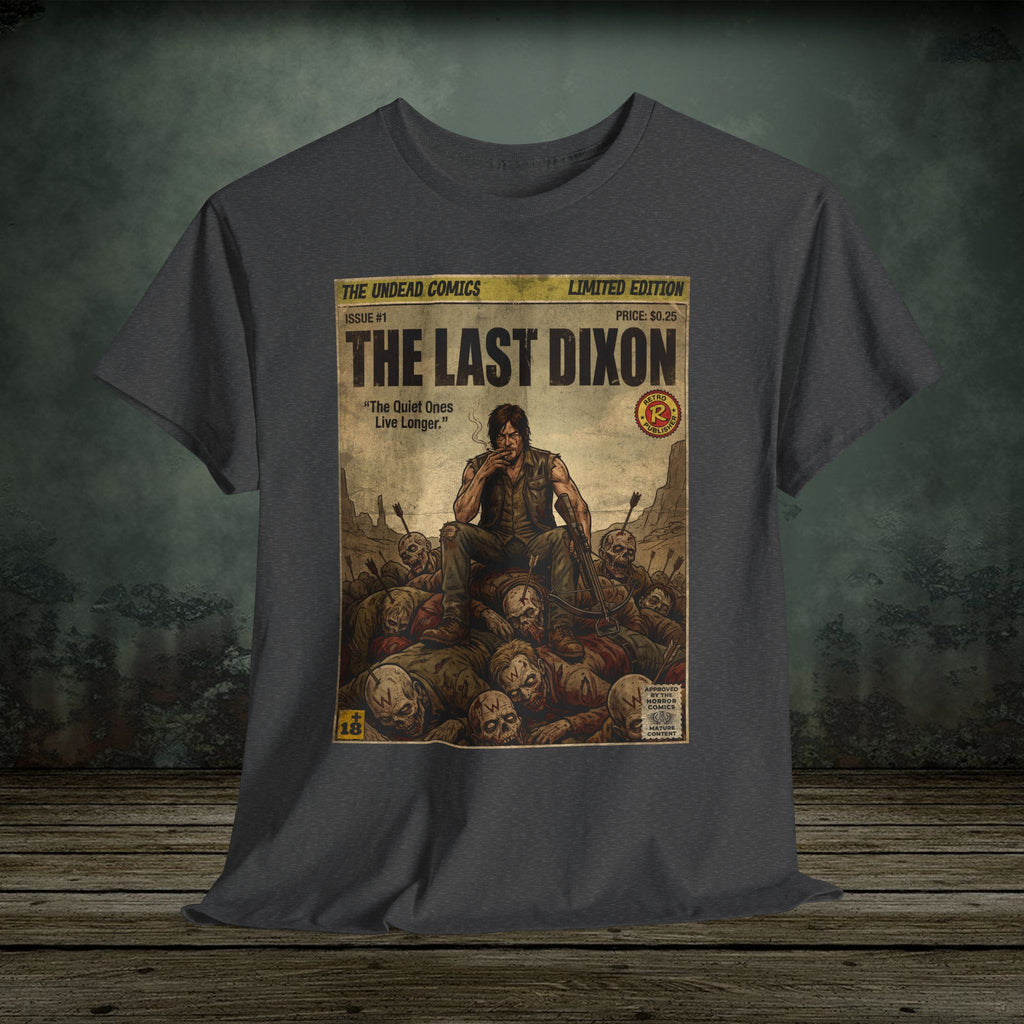 Retro Walking Dead TV Series Comic Art T-Shirt by SukiPrime