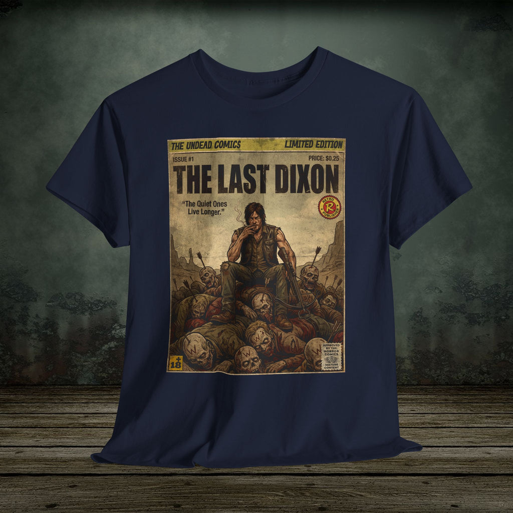 Retro Walking Dead TV Series Comic Art T-Shirt by SukiPrime