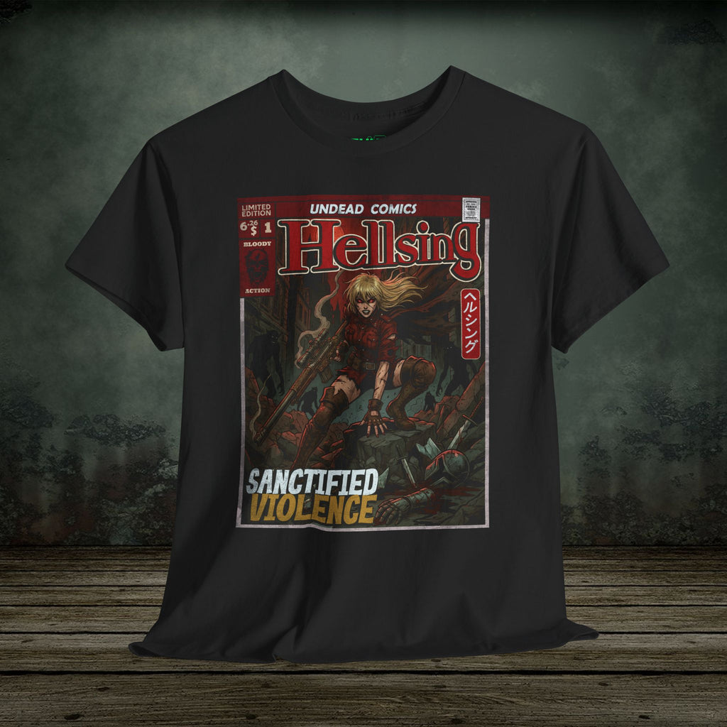 Sanctified Violence | Anime Graphic T-Shirt - SukiPrime