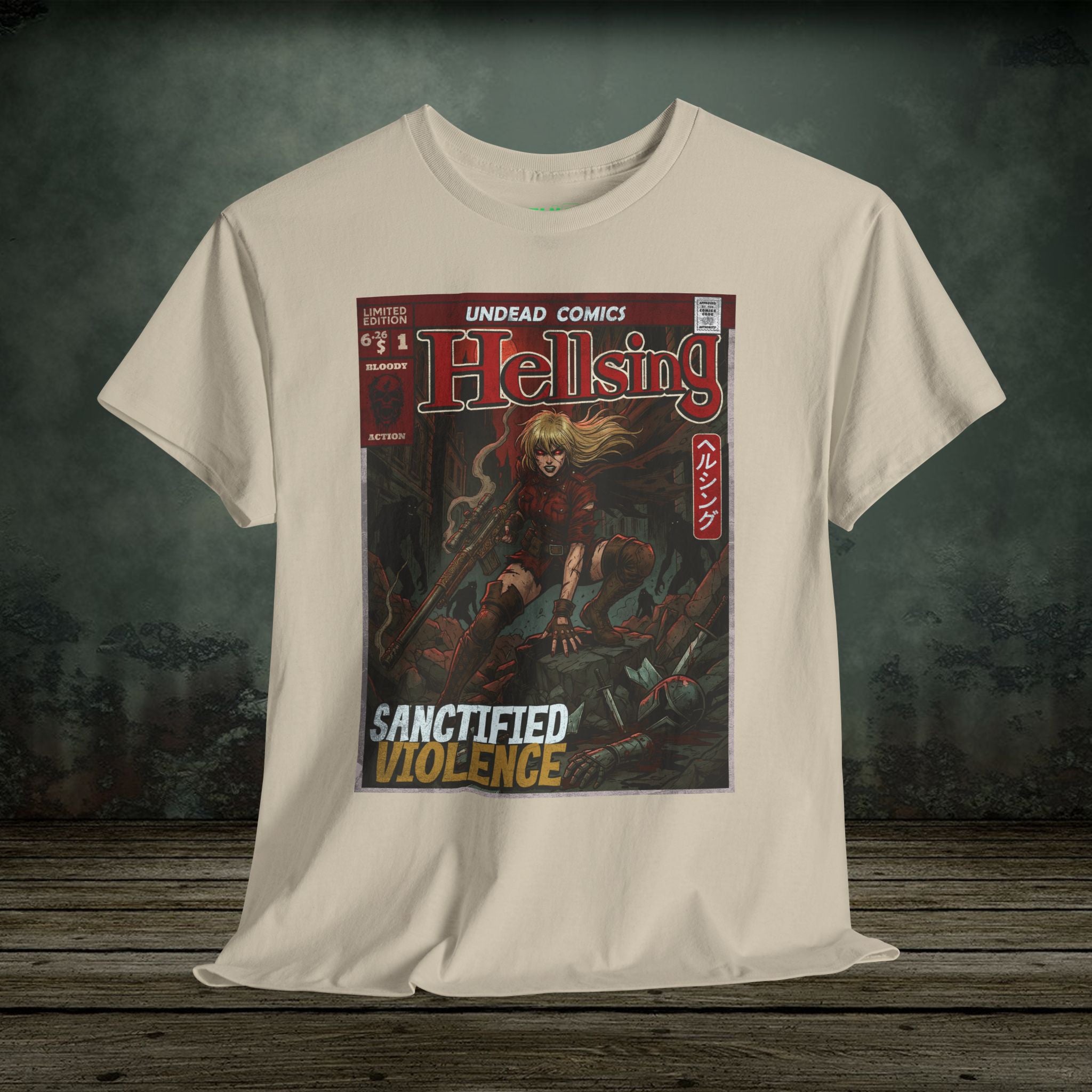 Sanctified Violence | Anime Graphic T-Shirt - SukiPrime