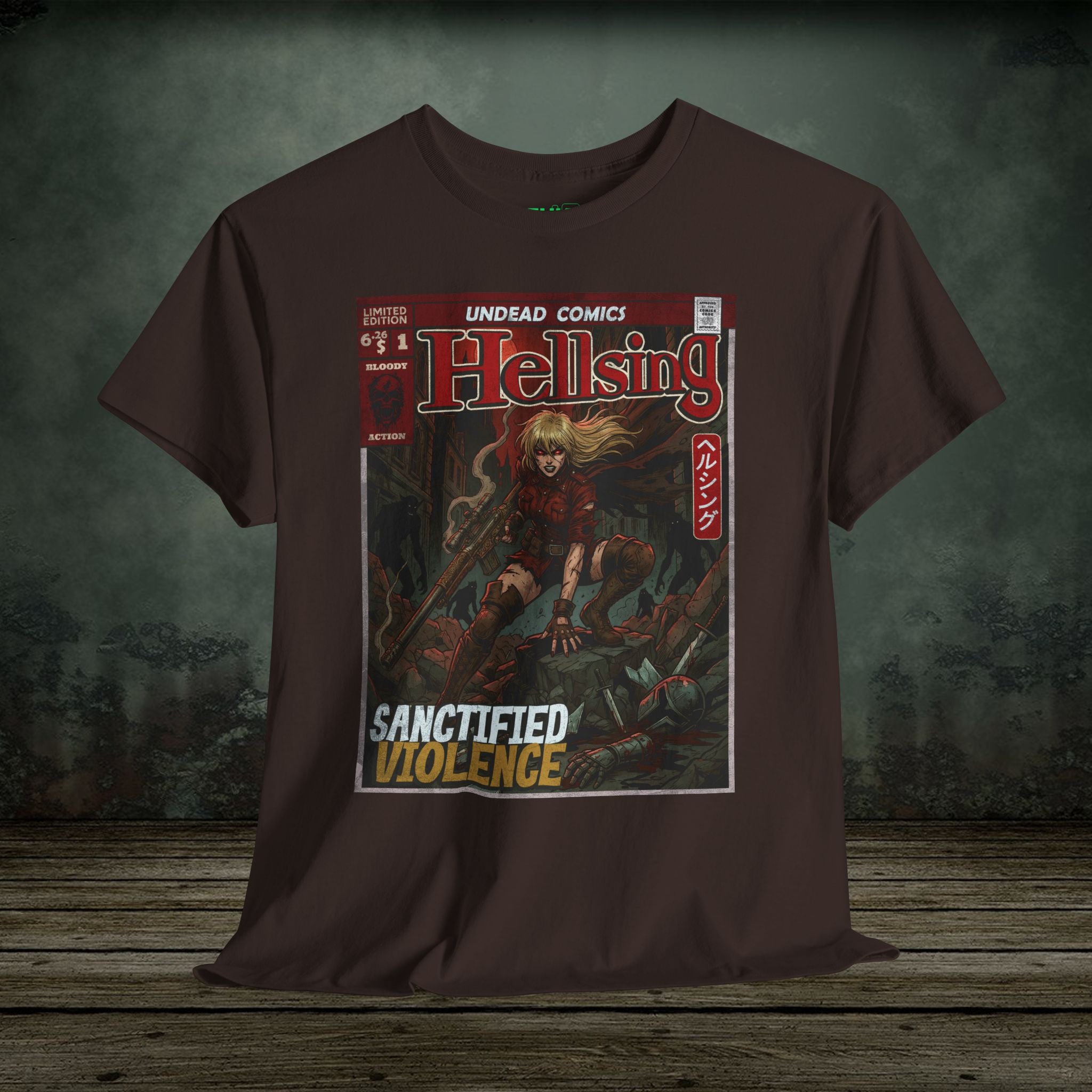 Sanctified Violence | Anime Graphic T-Shirt - SukiPrime